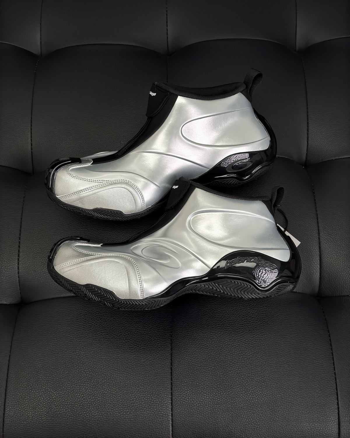 White and Black white Shoes