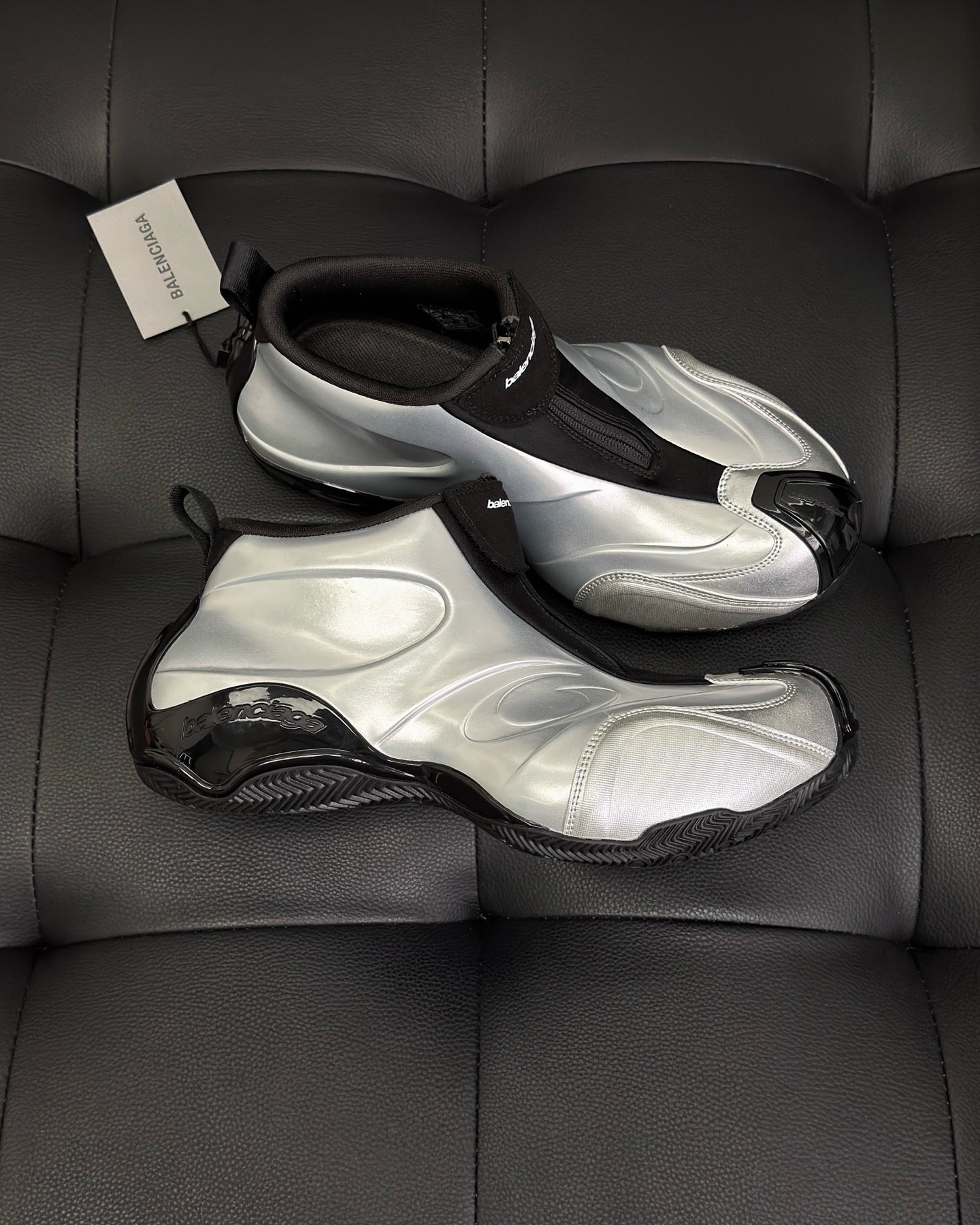 Black and White grey Shoes