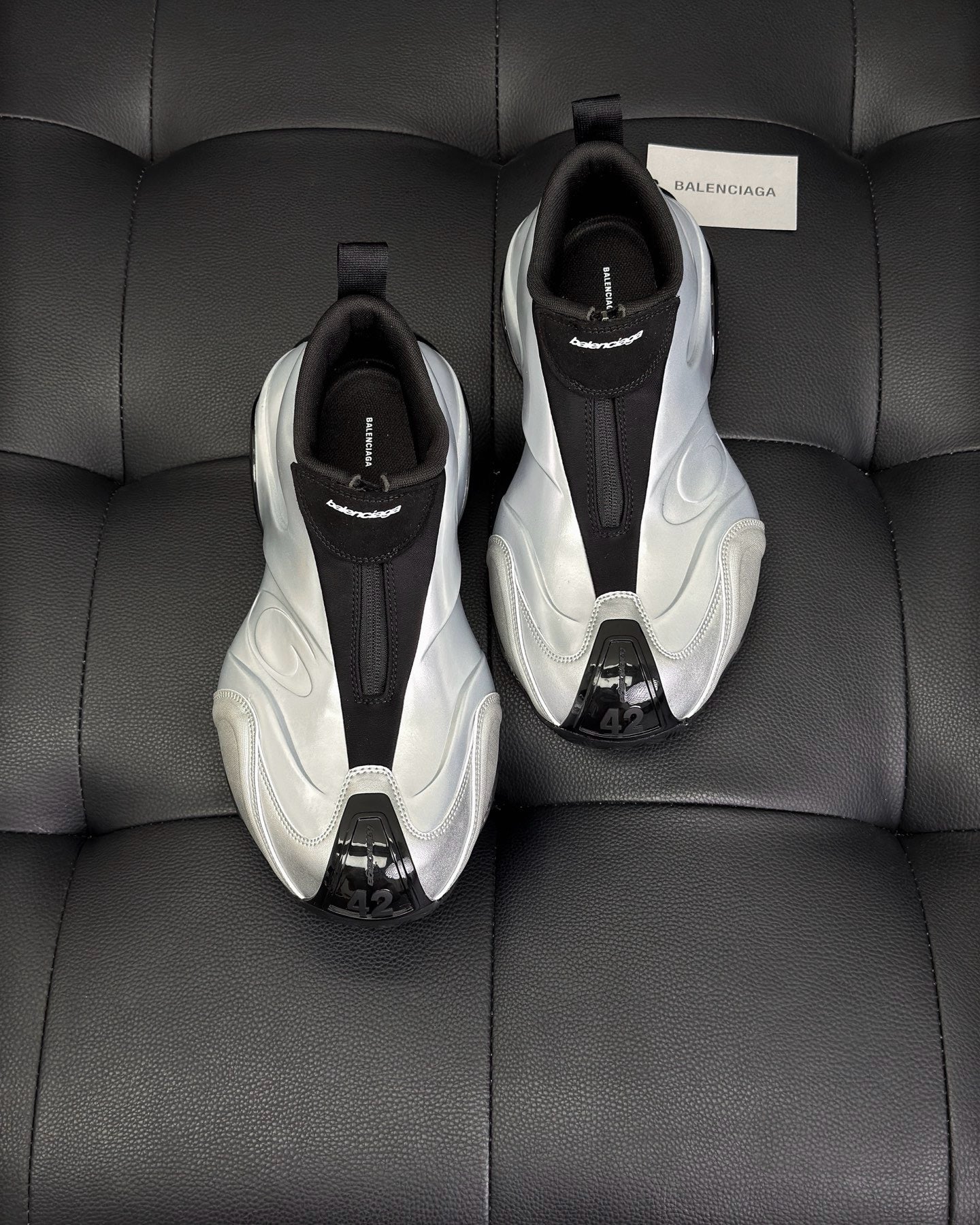 Black and White grey Shoes