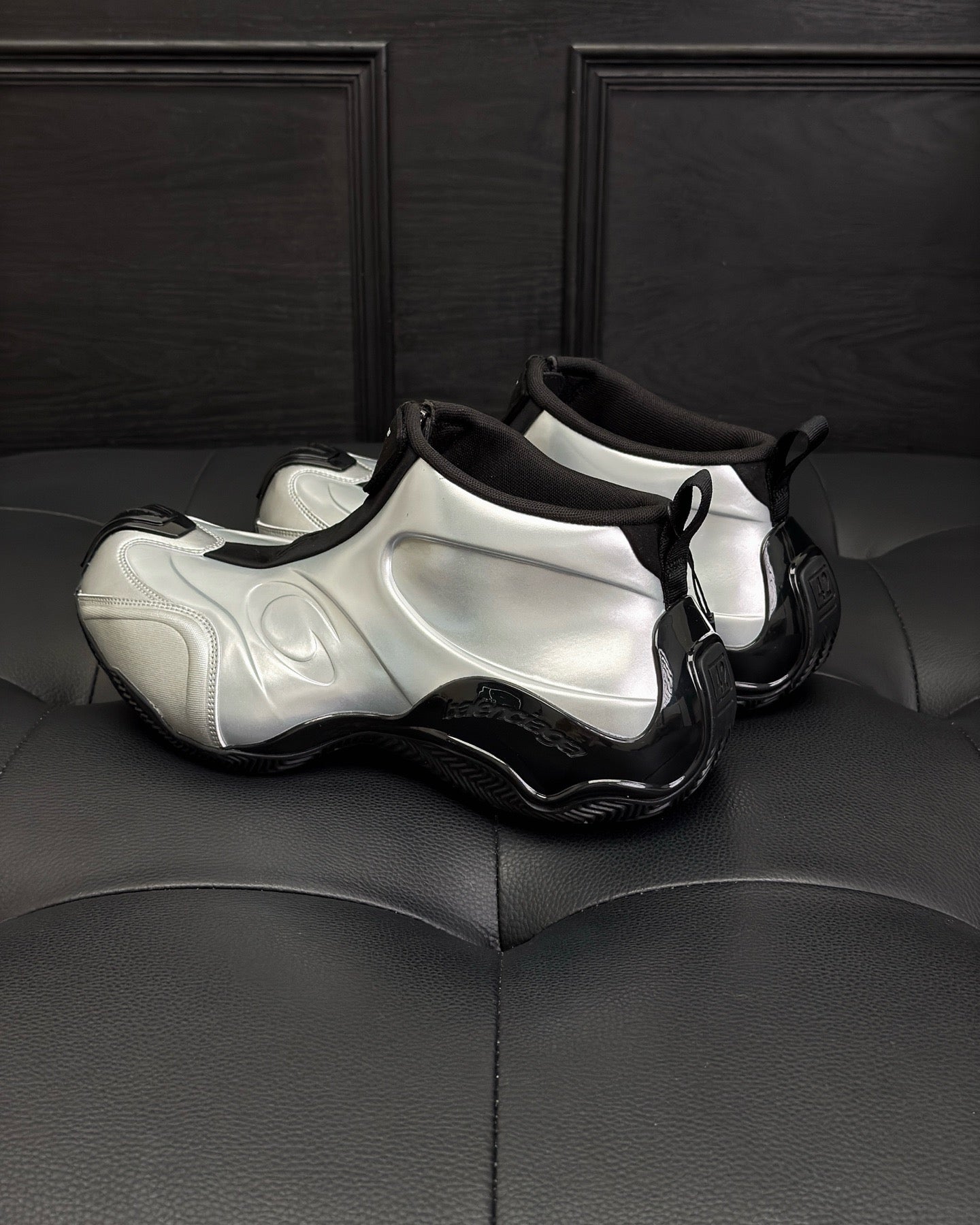 Black and White grey Shoes