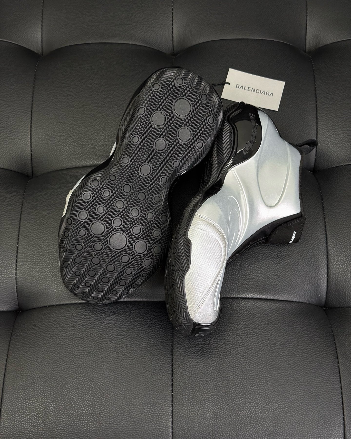Black and White grey Shoes
