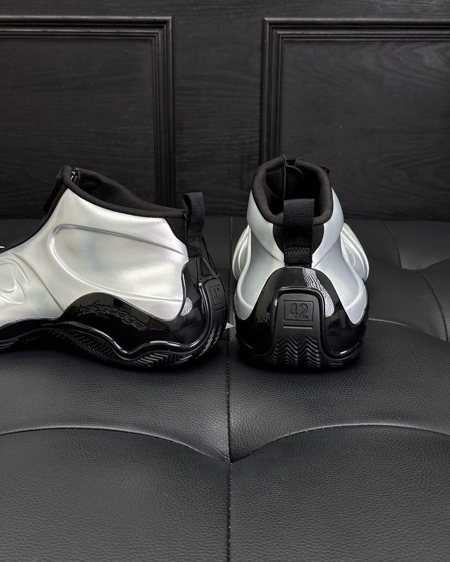 Black and White grey Shoes