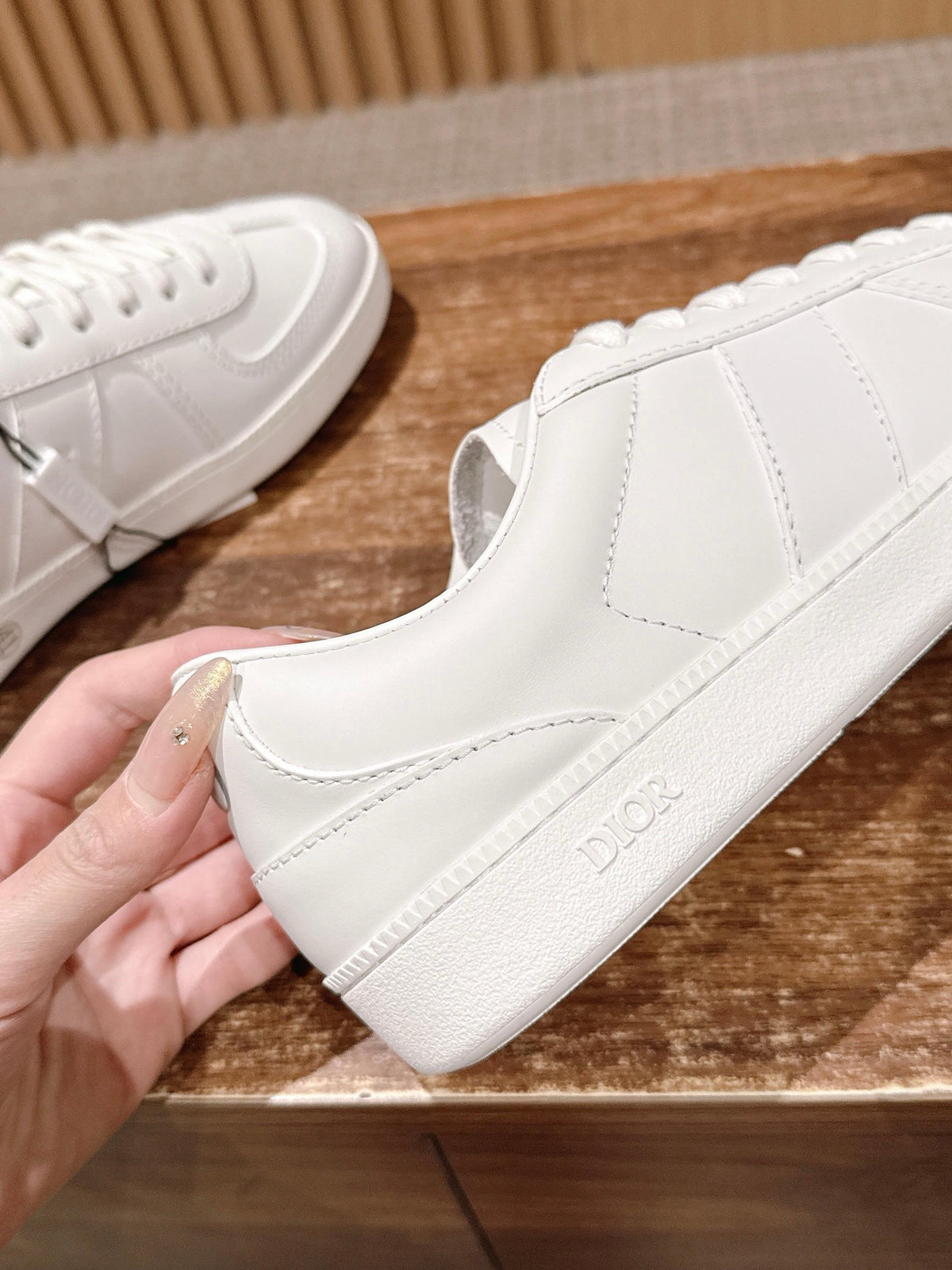 White and Black Shoes