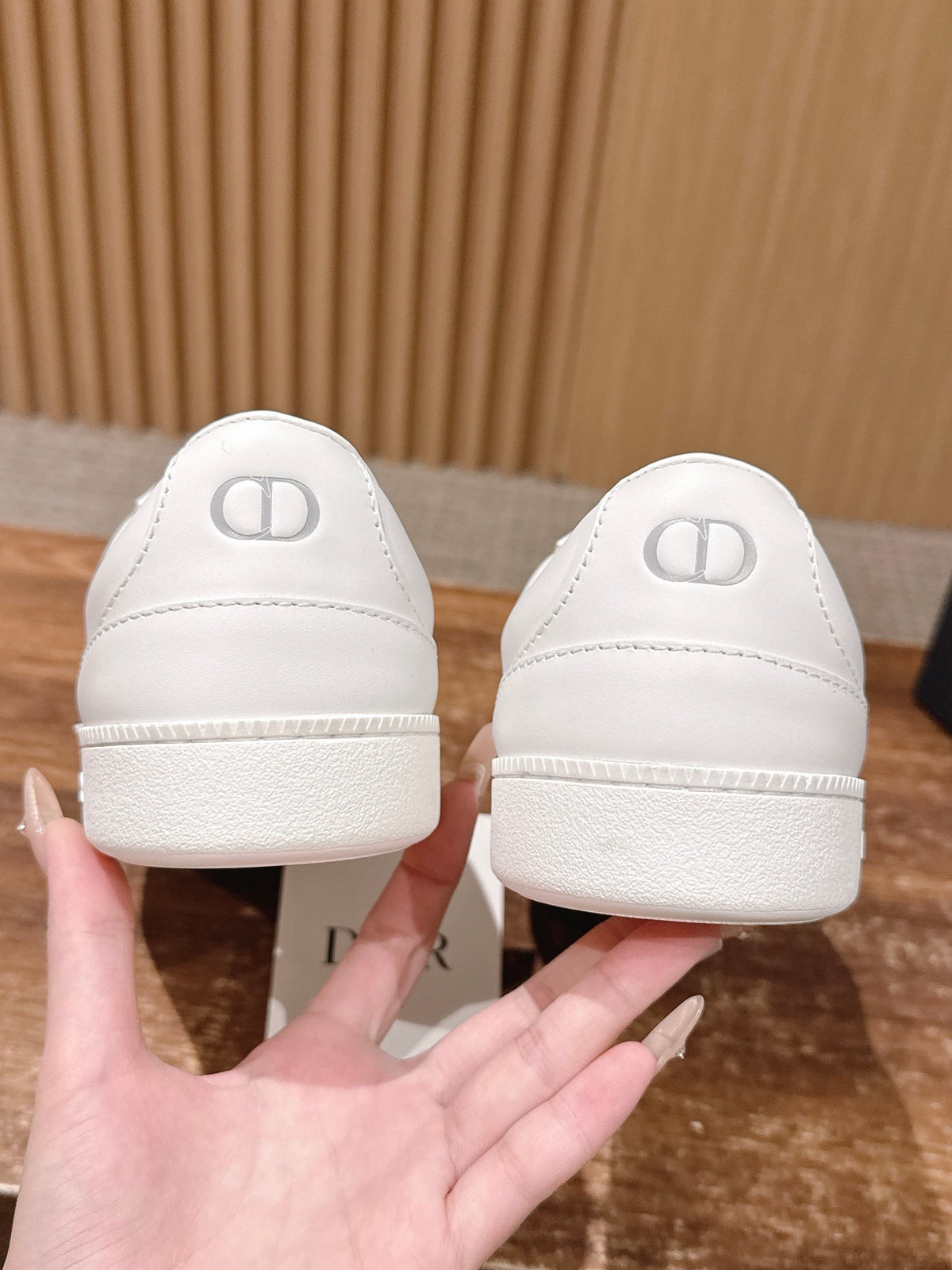 White and Black Shoes