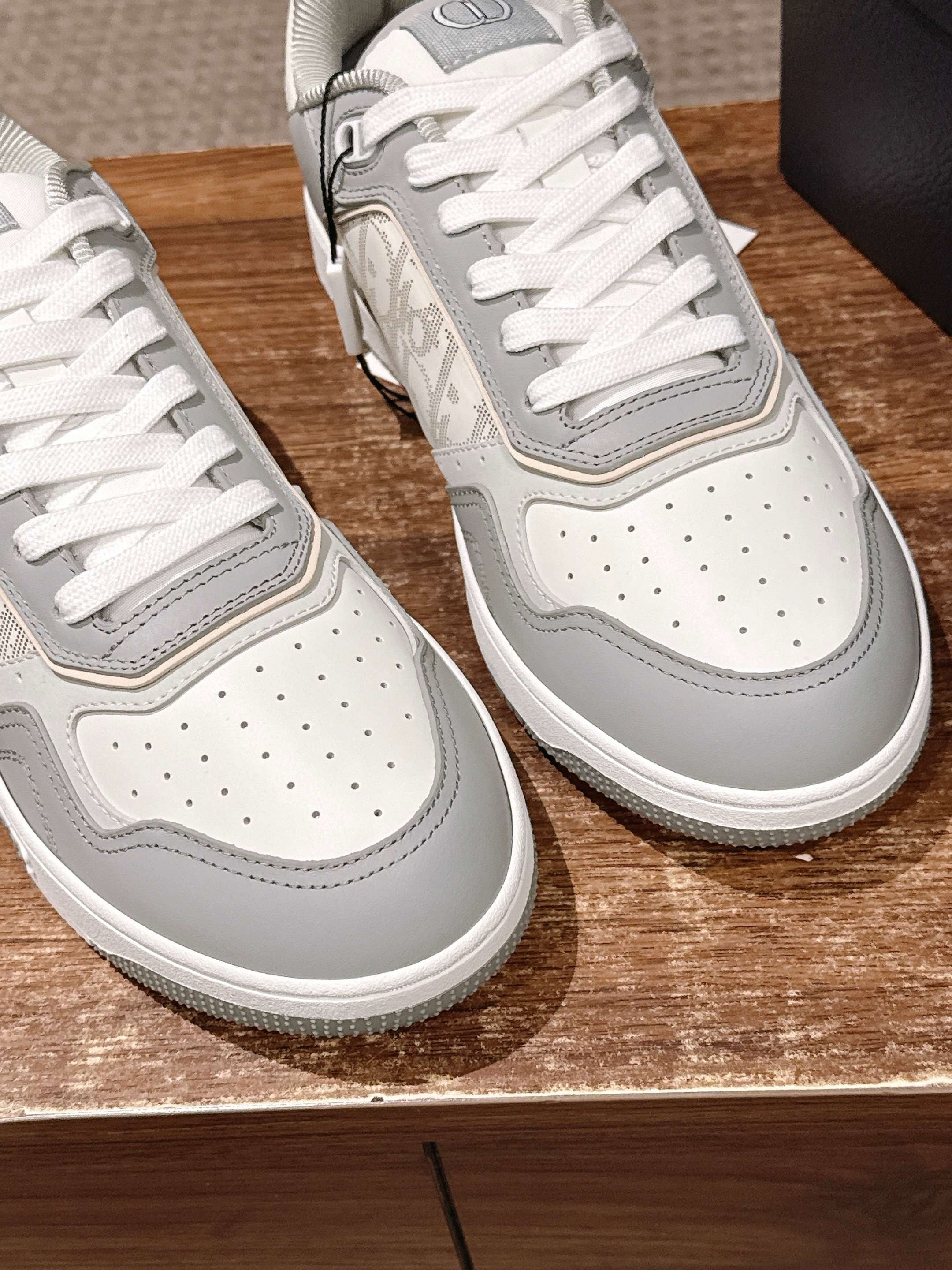 White and Grey Shoes