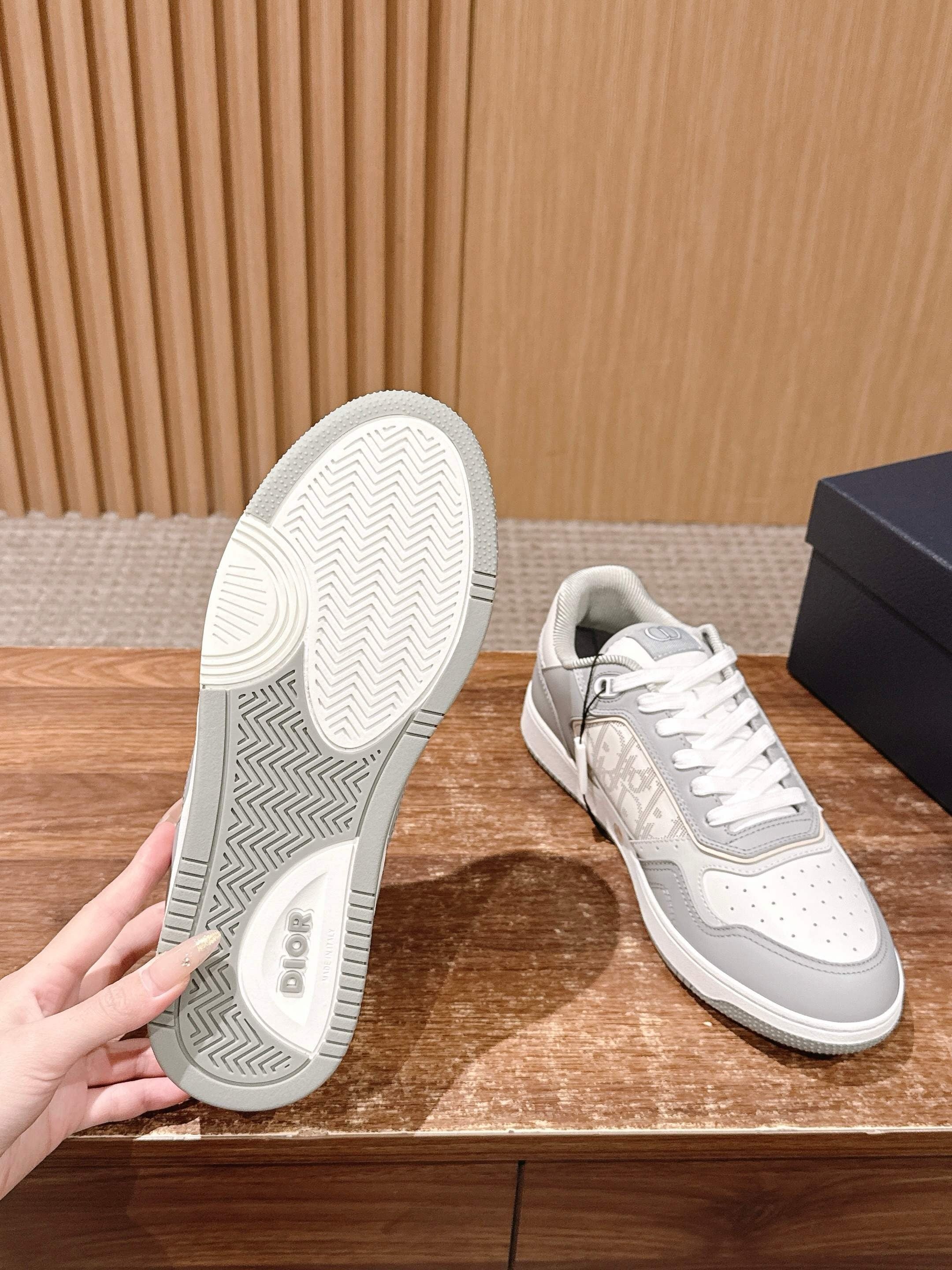 White and Grey Shoes