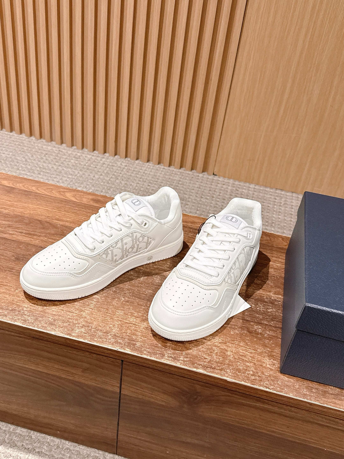White grey and White Shoes