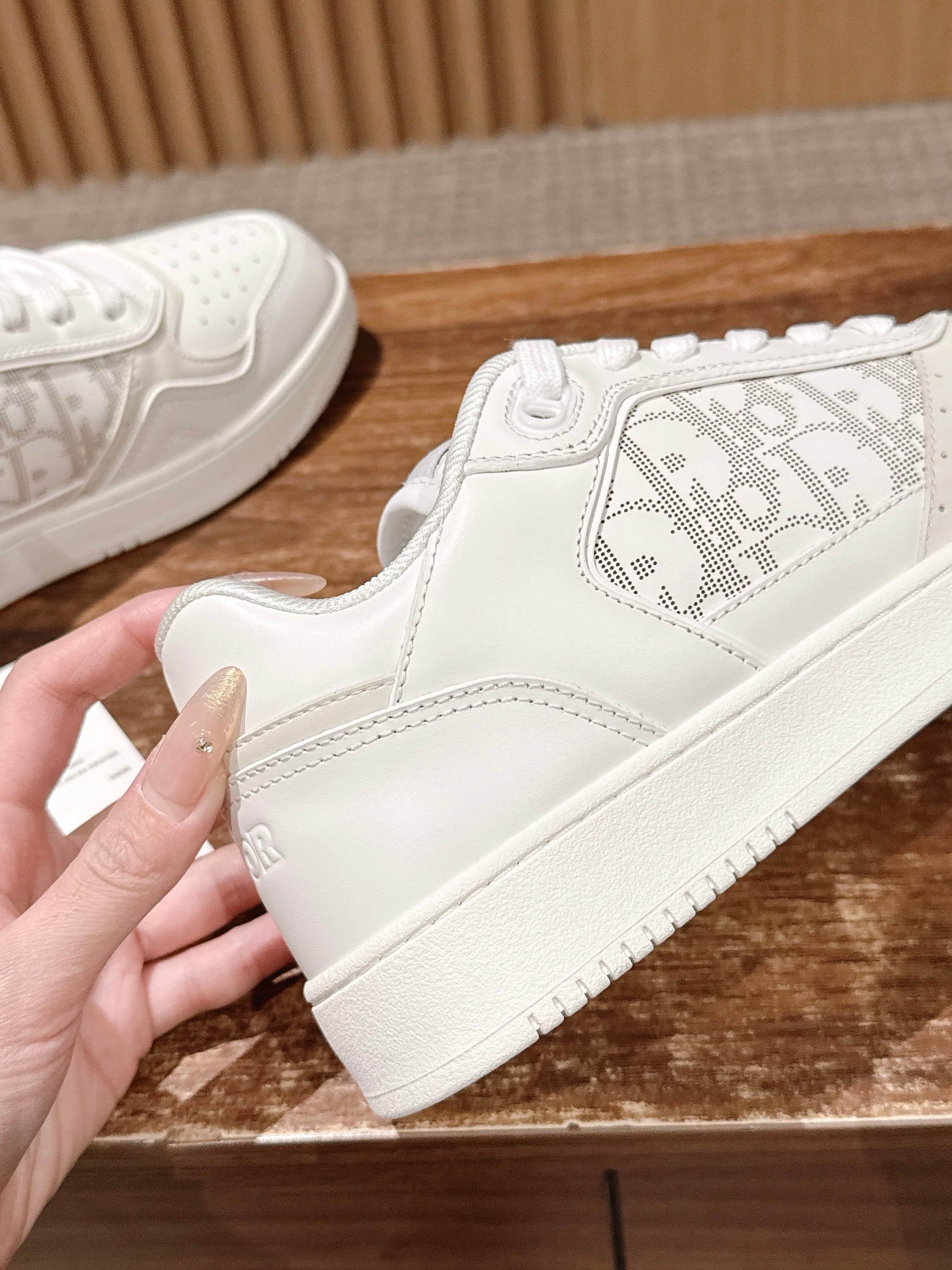 White and Grey Shoes