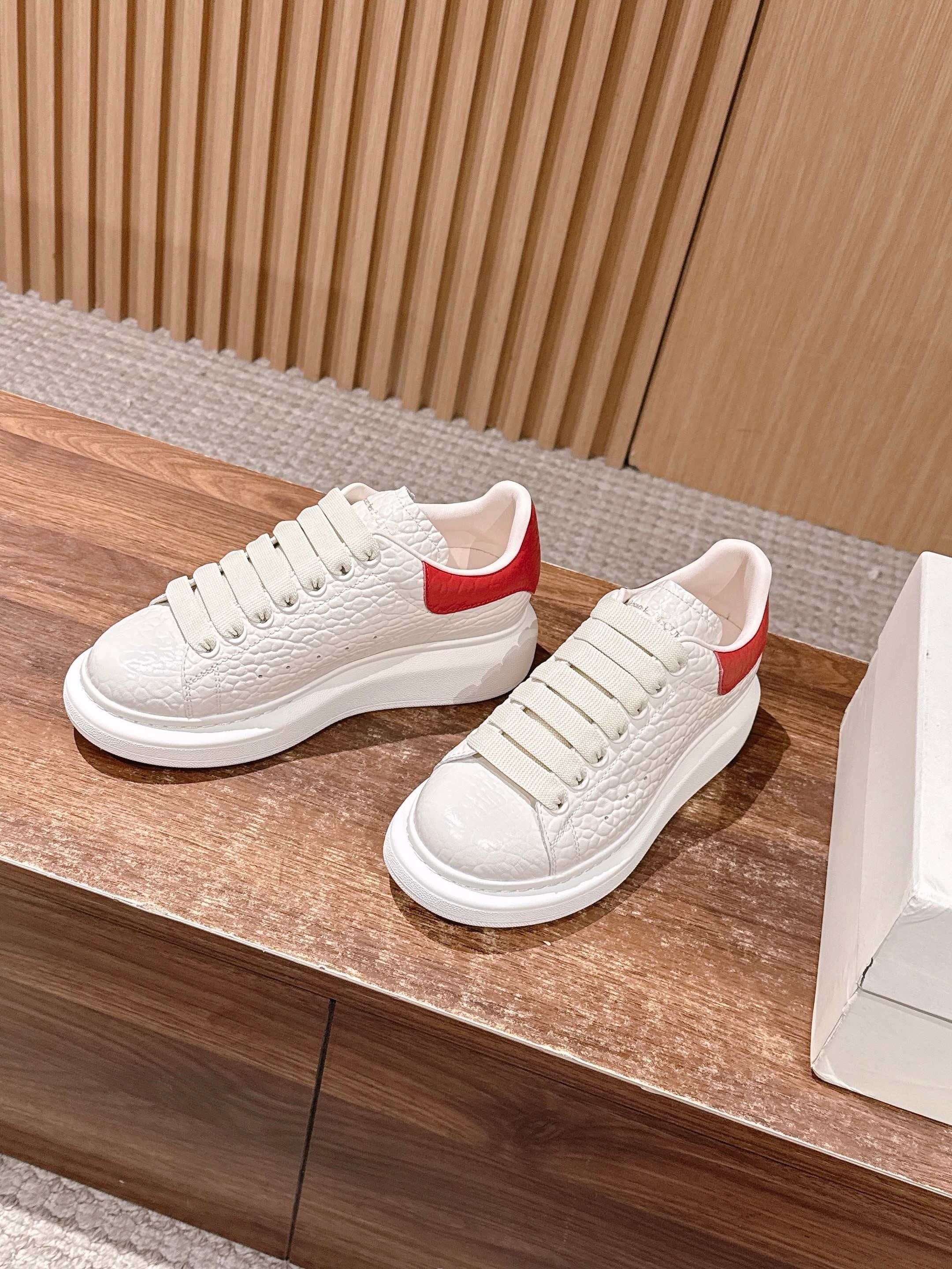Blue white and Red white Shoes