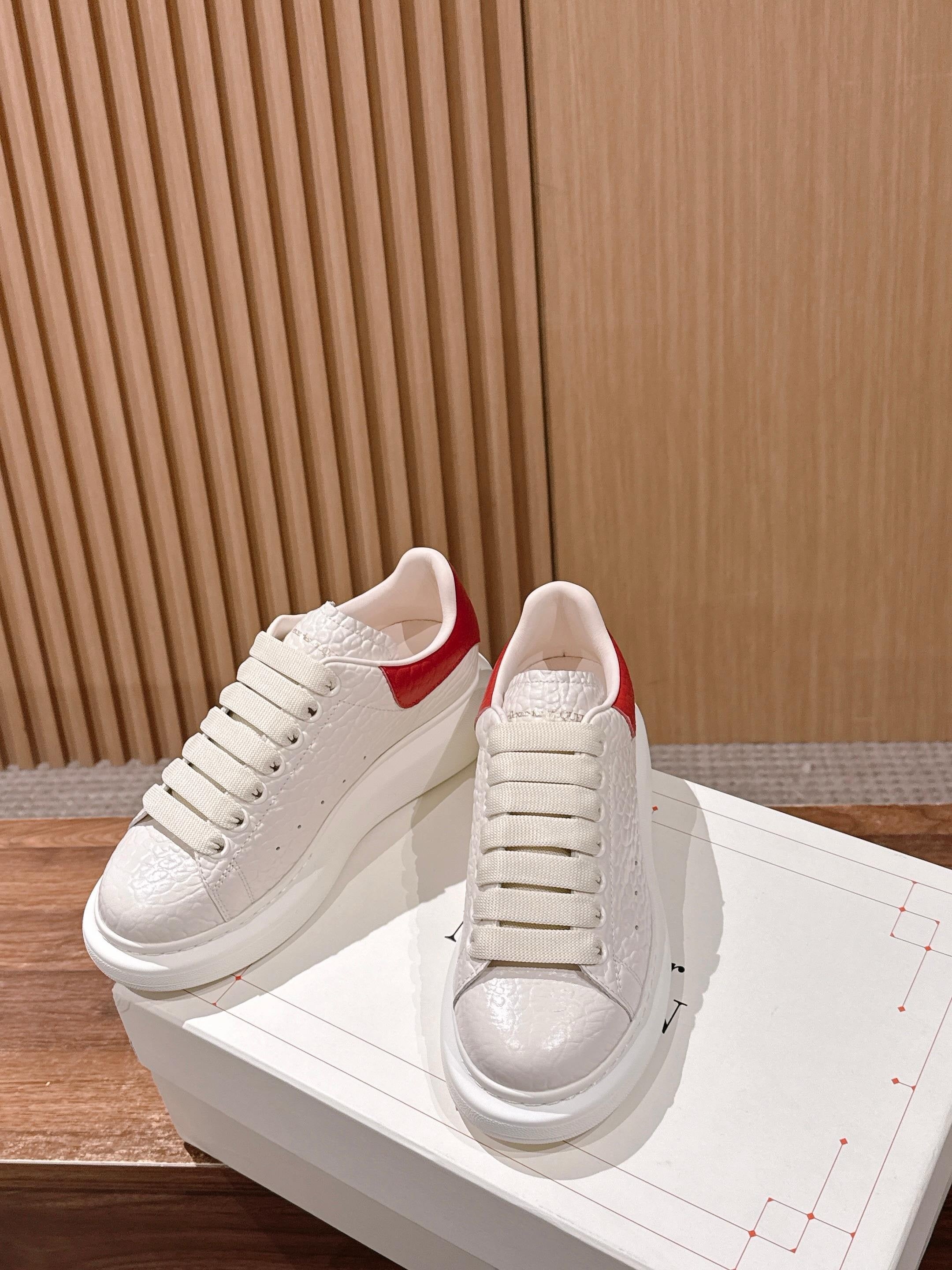 Blue white and Red white Shoes
