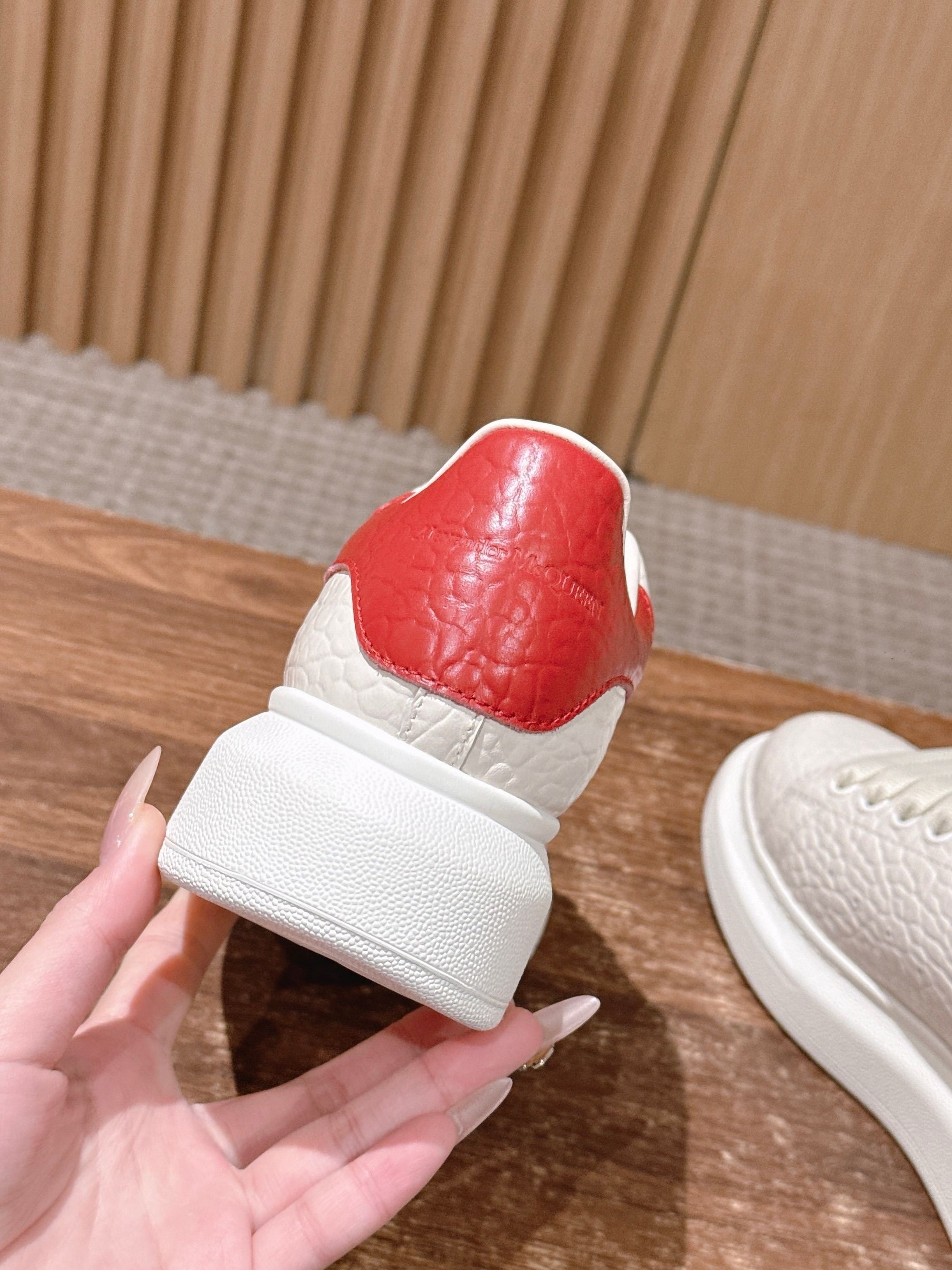 White red and White blue Shoes