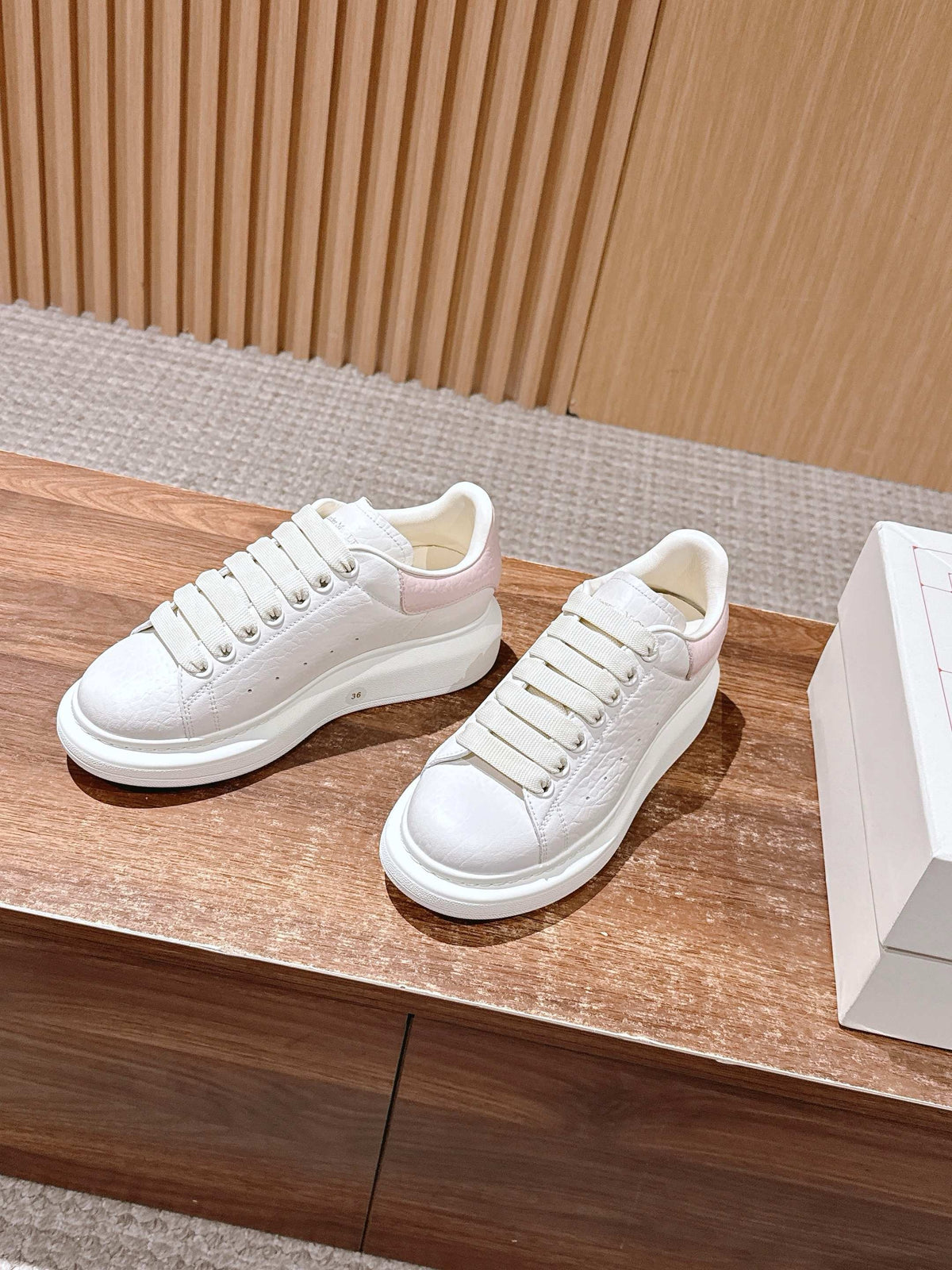 White pink and White purple Shoes