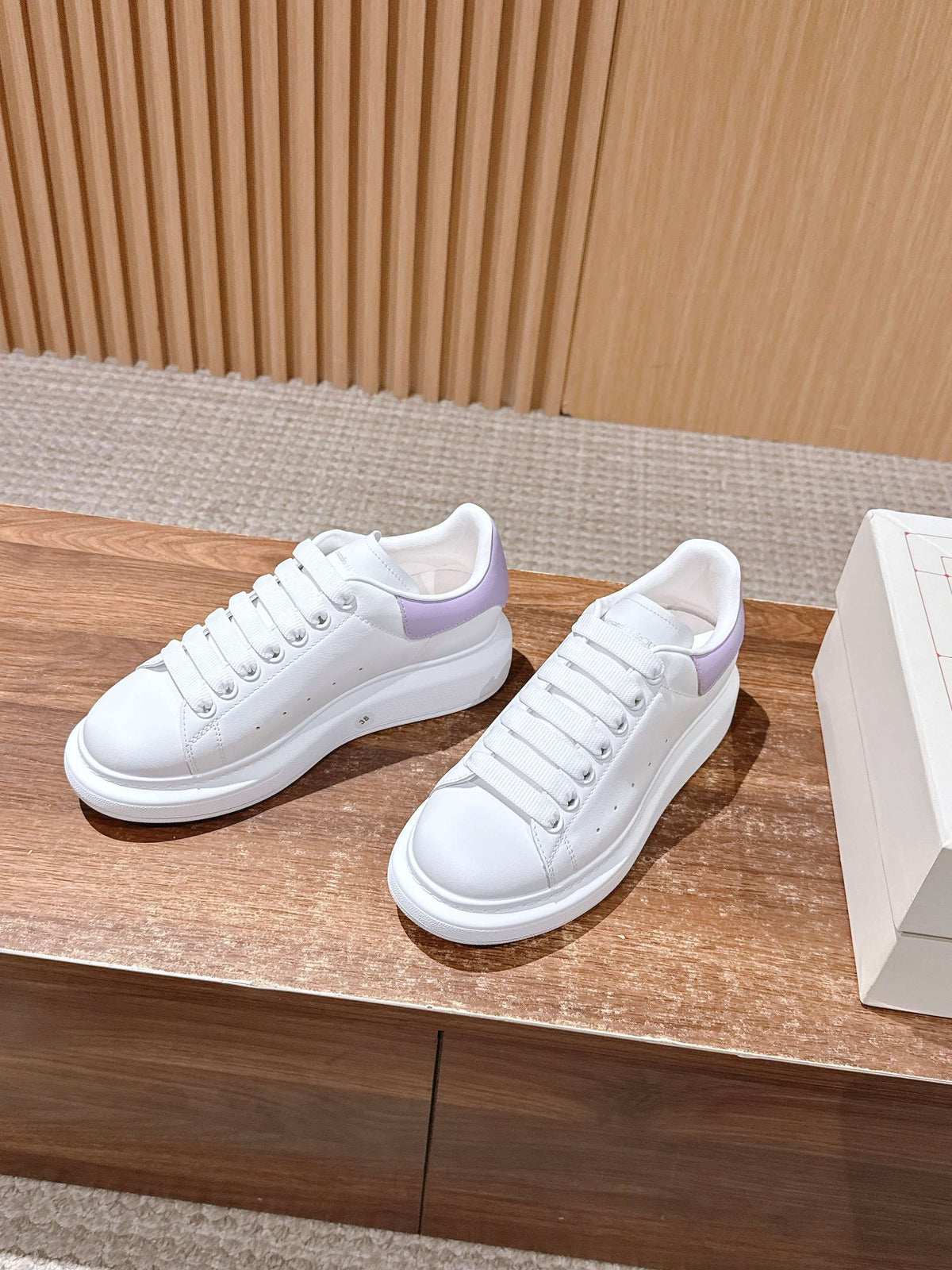 White pink and White purple Shoes