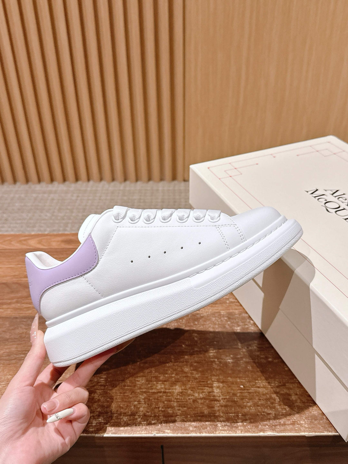 White pink and White purple Shoes