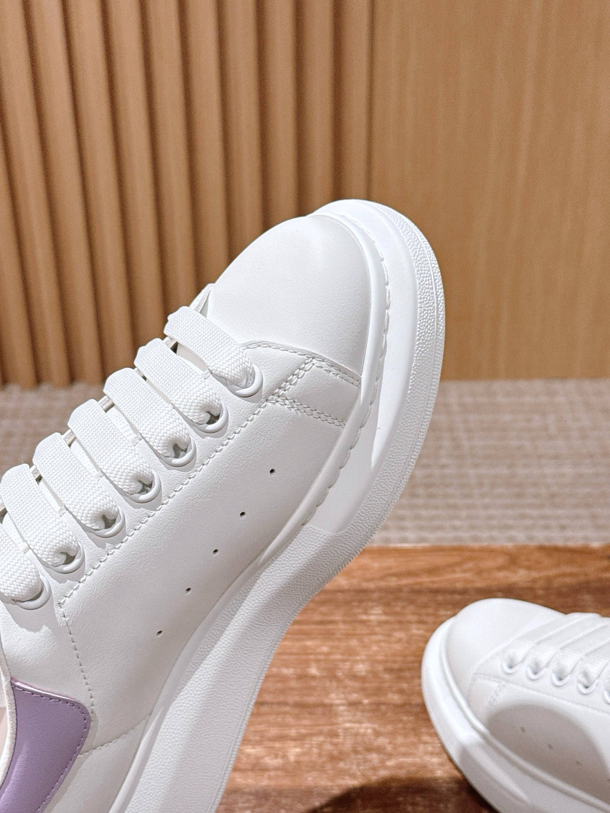 White pink and White purple Shoes