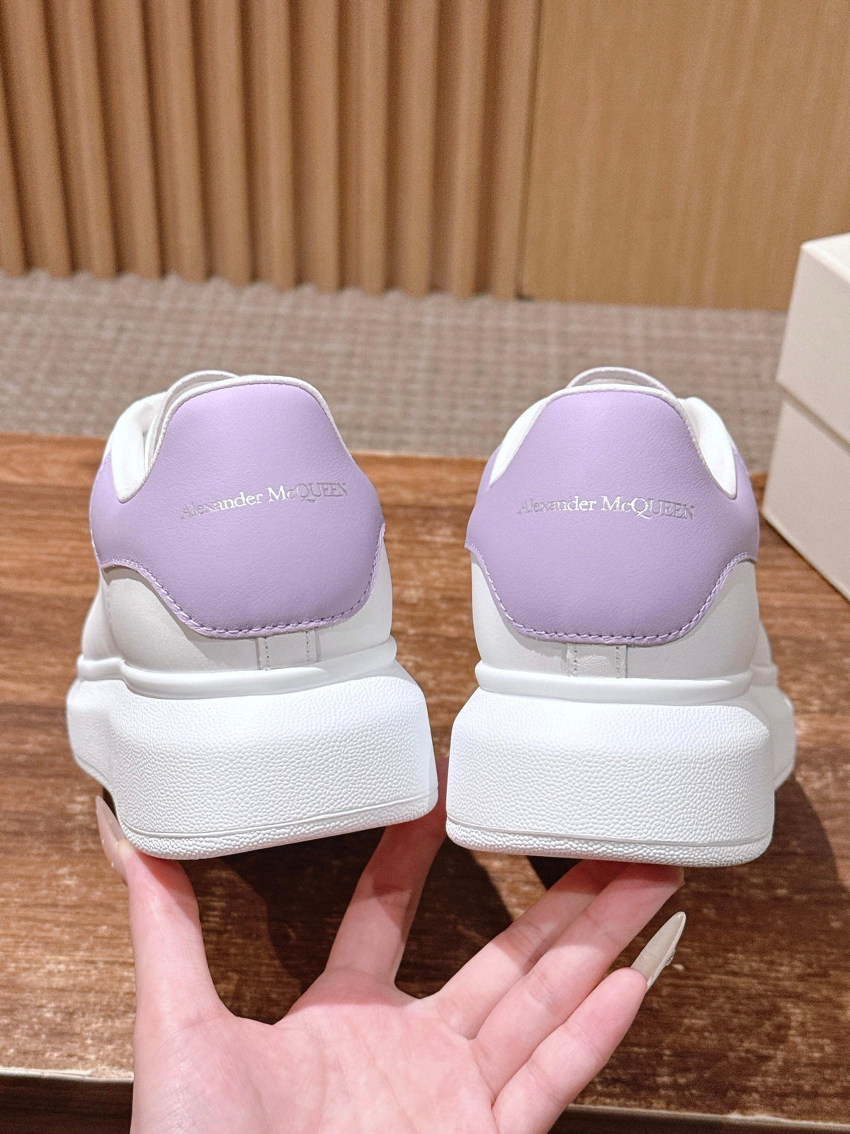 White pink and White purple Shoes