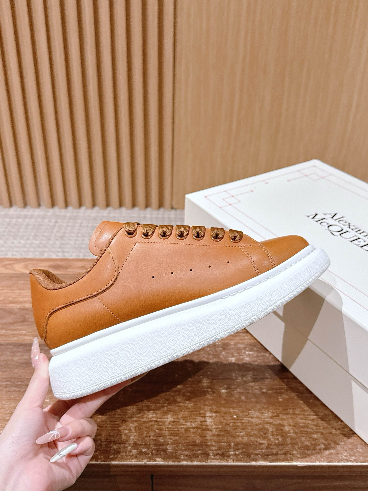 Brown white Shoes