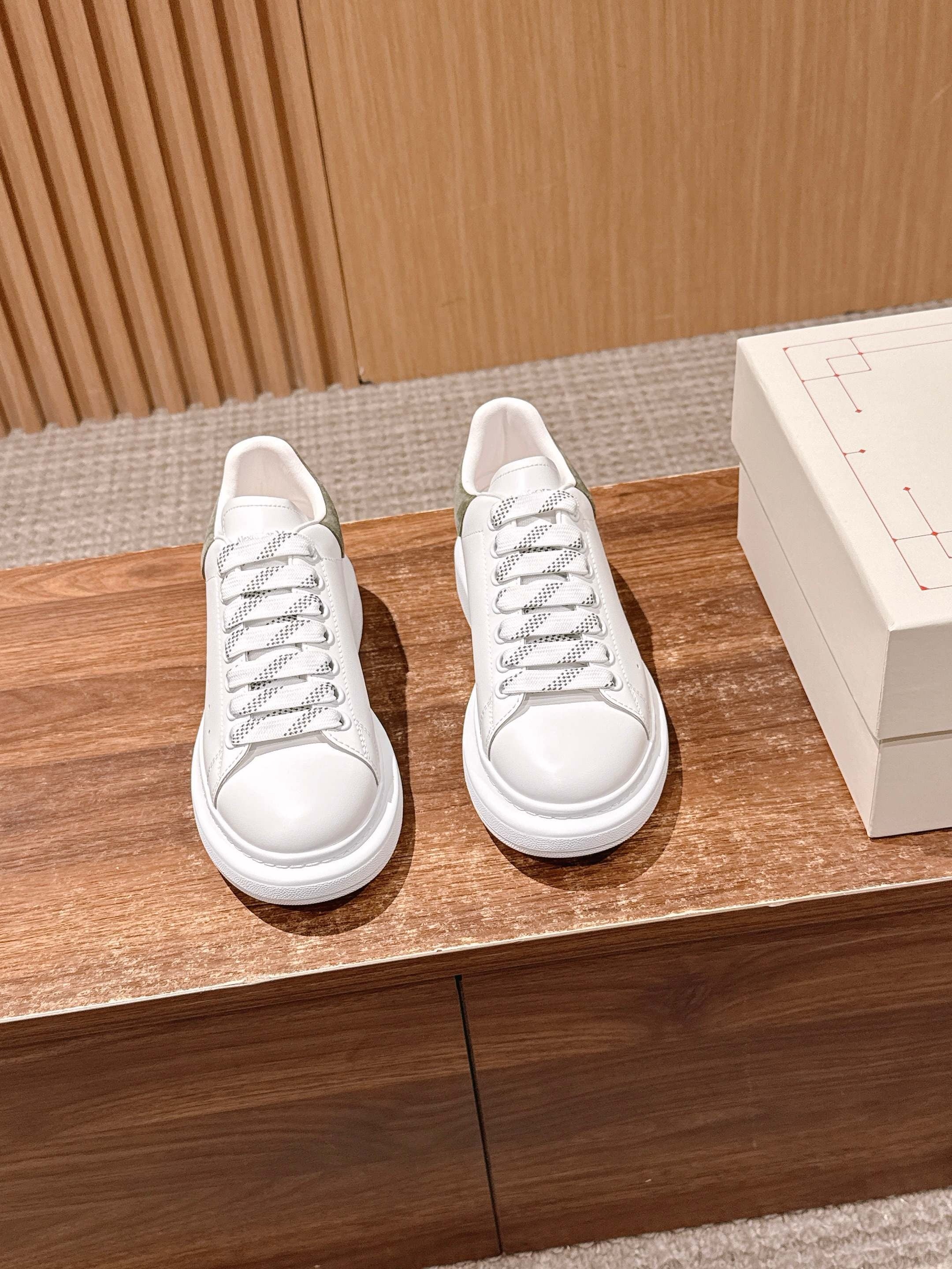 White olive green Shoes