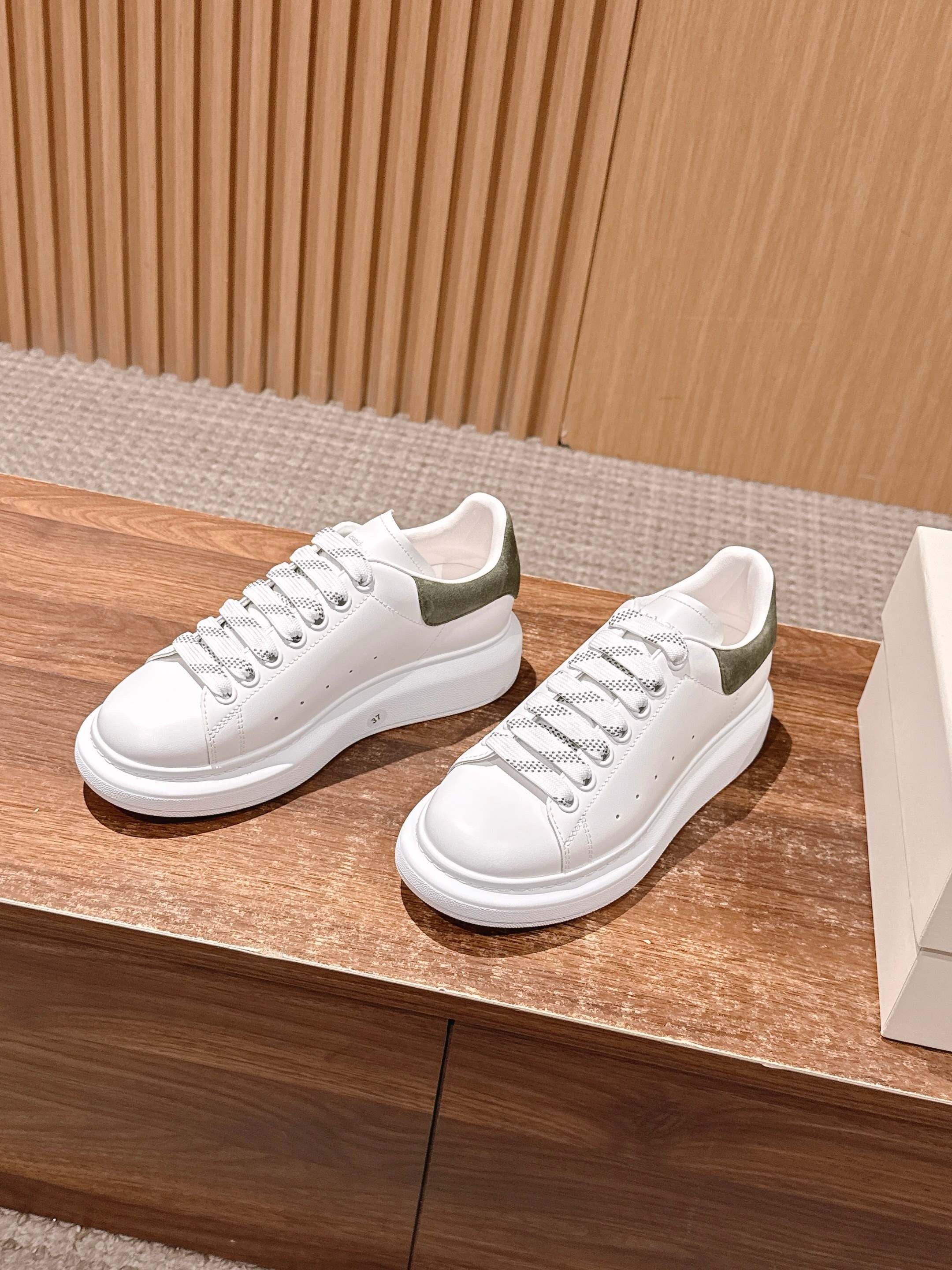 White olive green Shoes