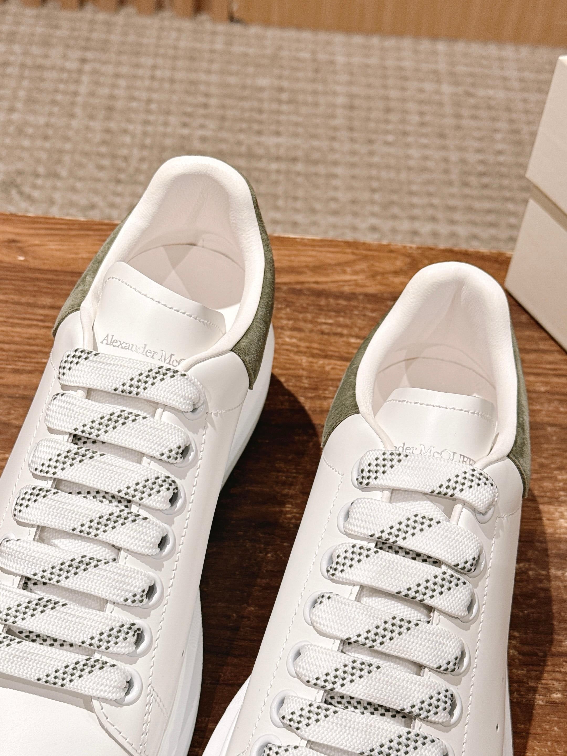 White olive green Shoes