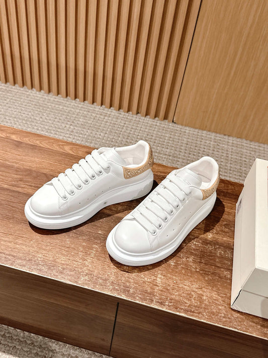 White golden Shoes