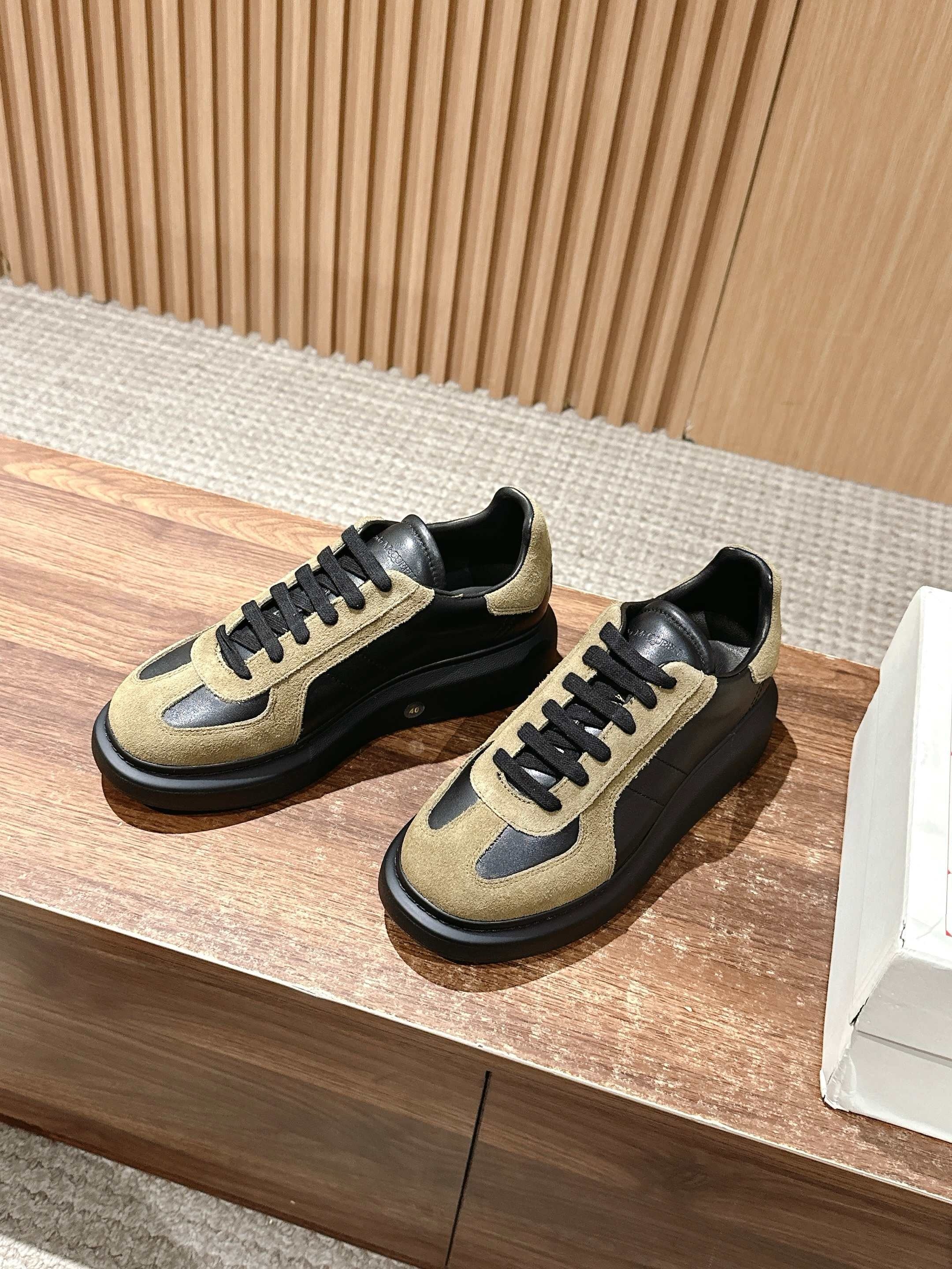 Blue white and Brown black Shoes