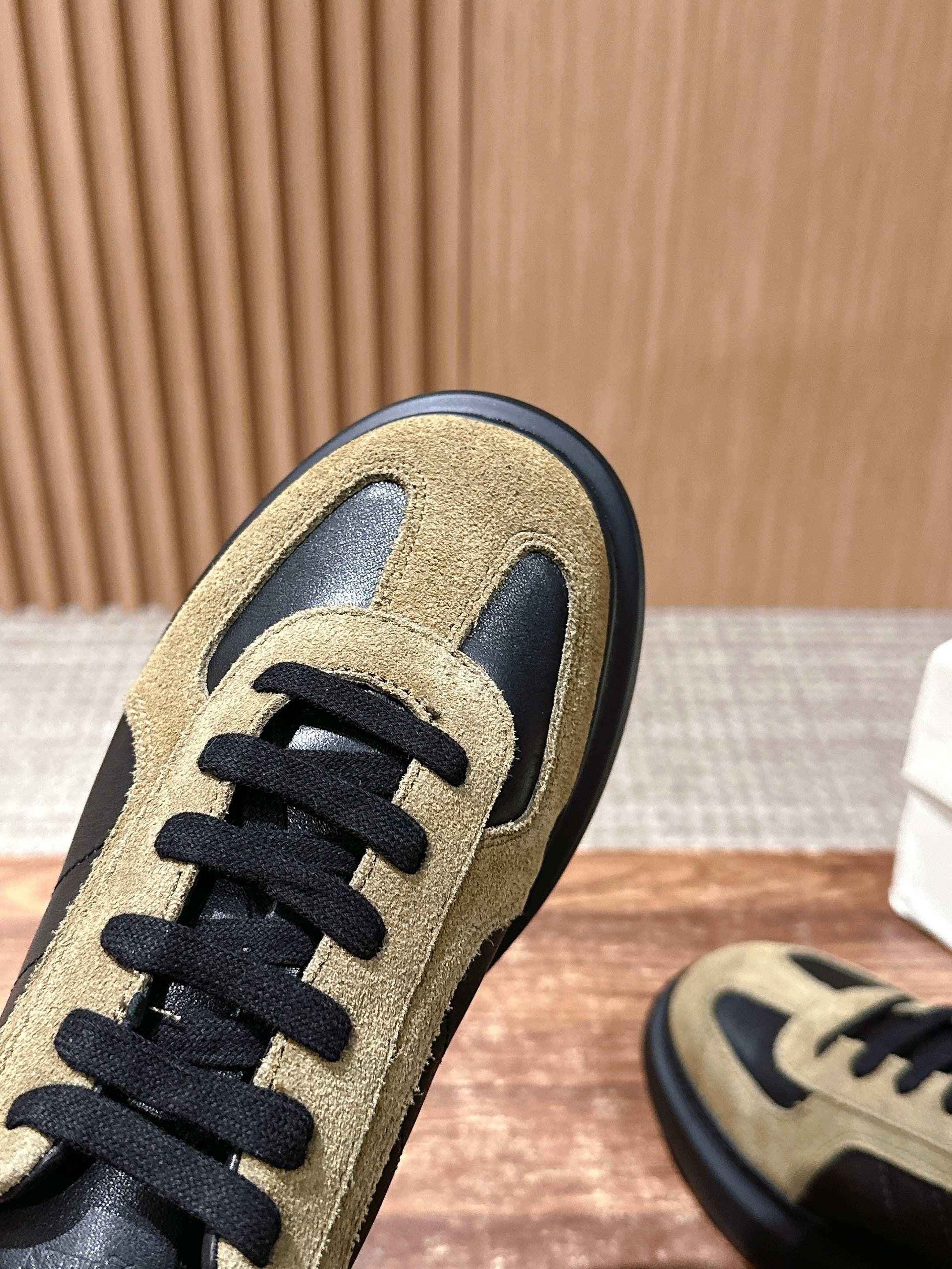 Blue white and Brown black Shoes