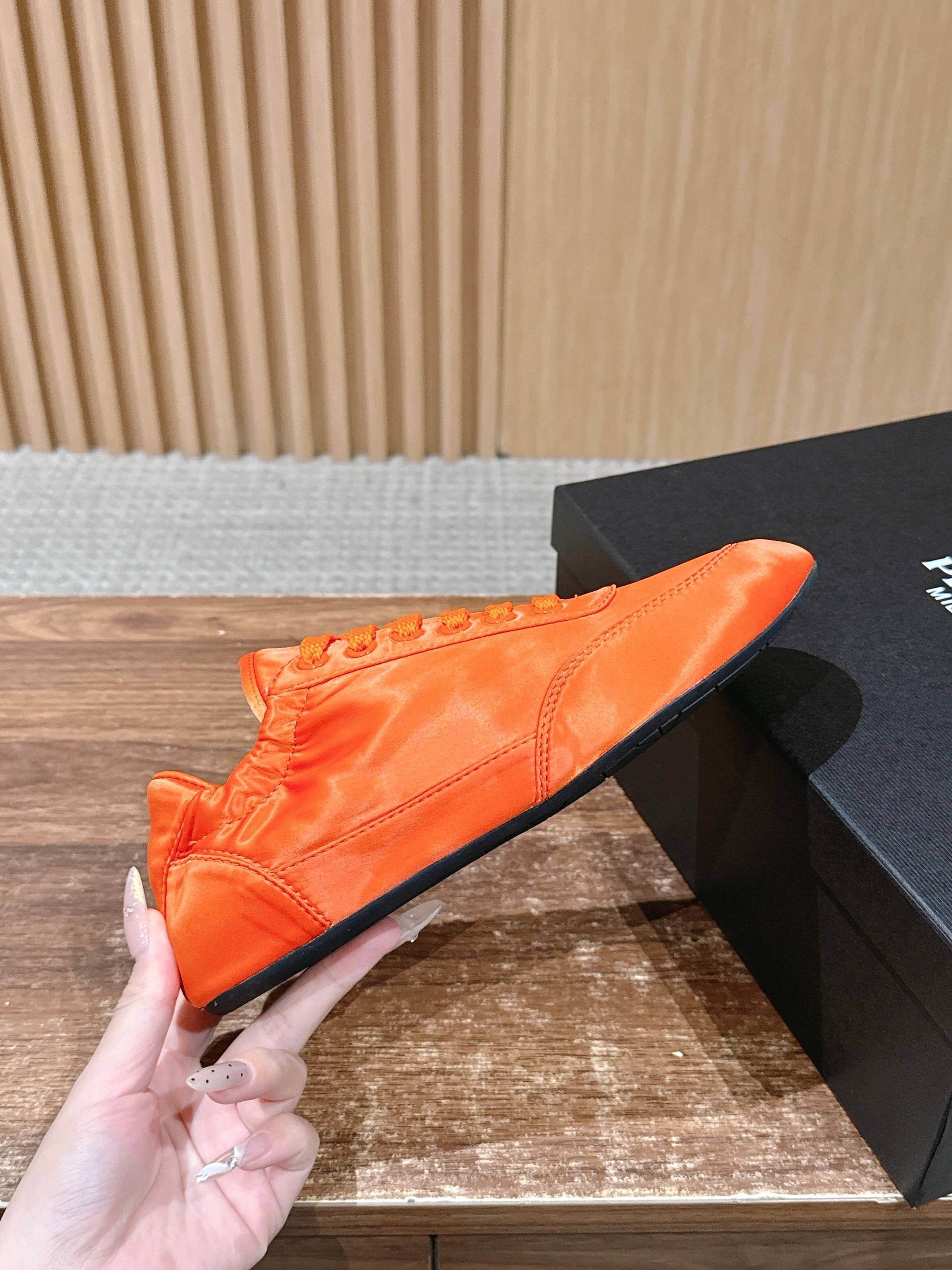 Black, Orange and Pink Shoes