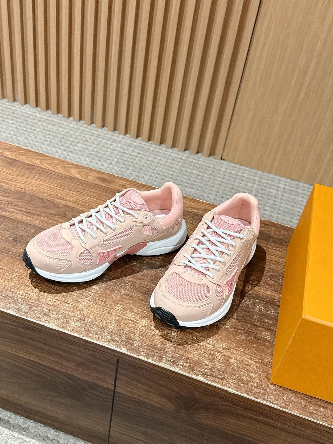Pink & Grey Shoes