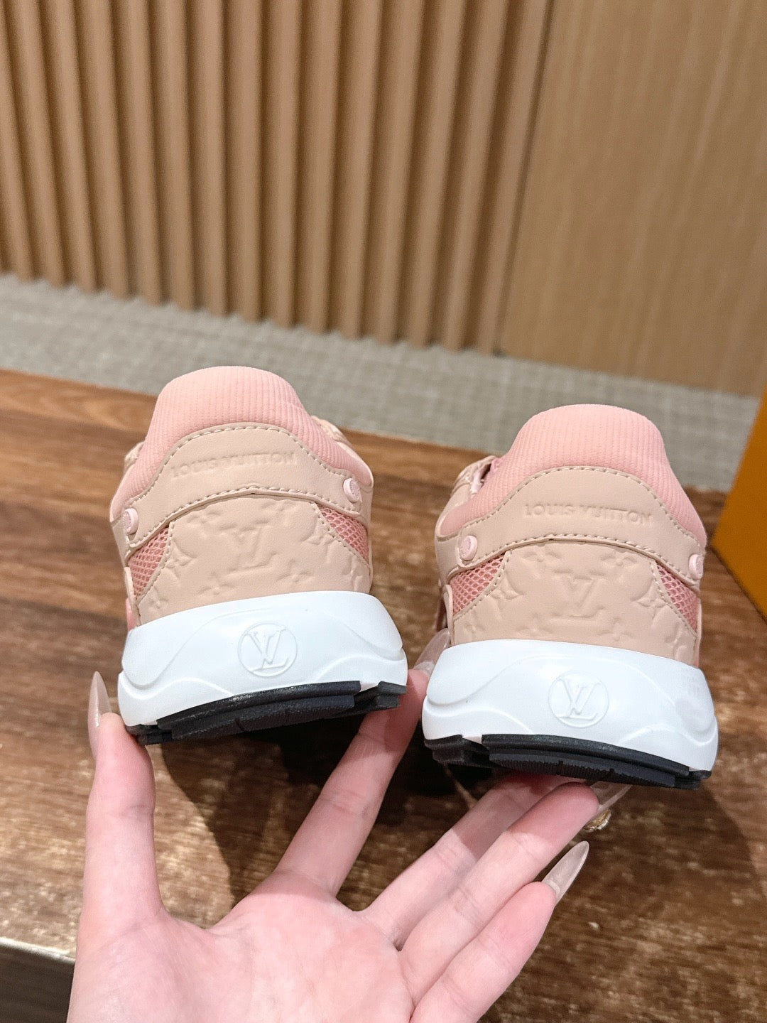 Pink & Grey Shoes