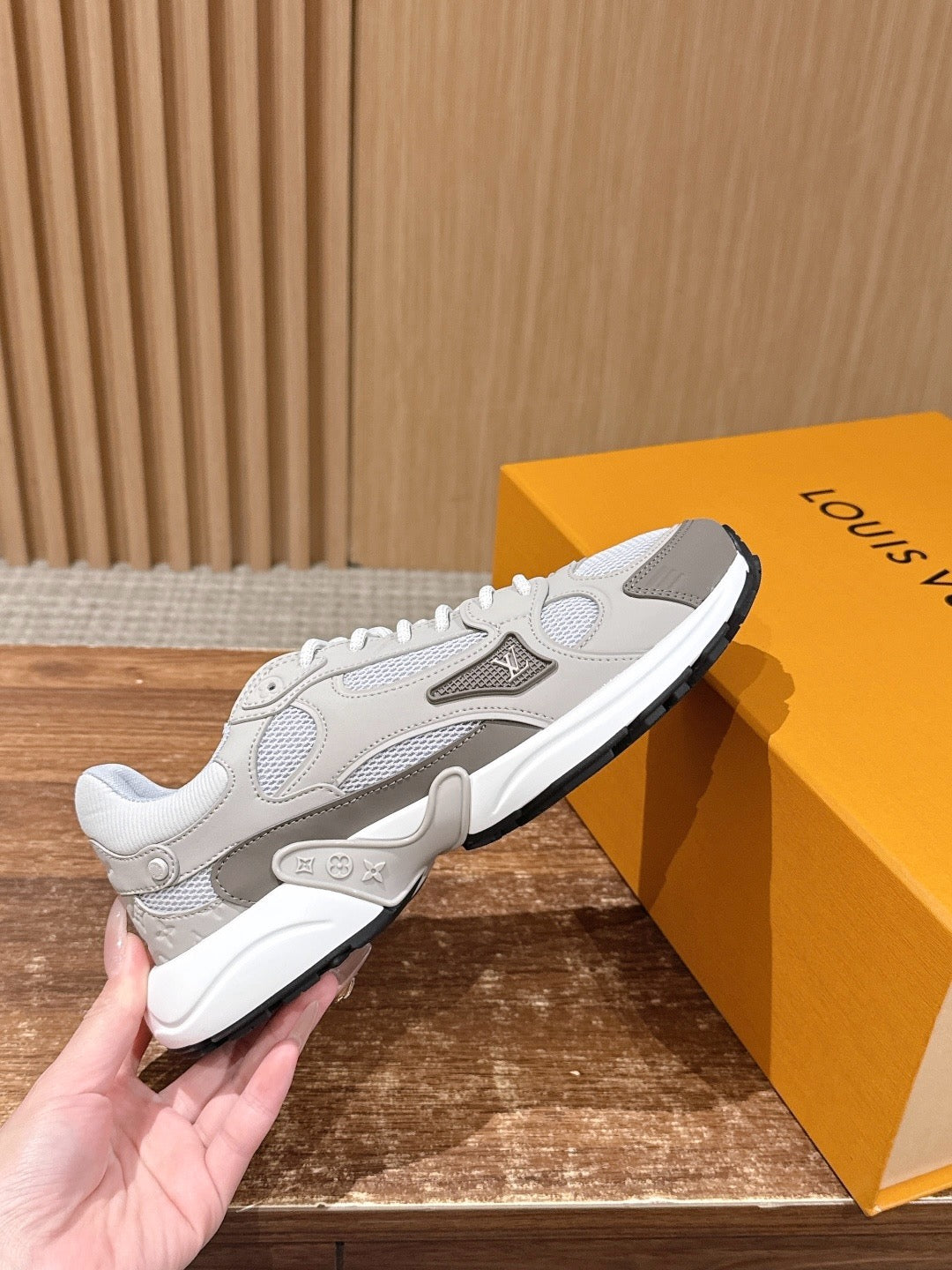 Pink & Grey Shoes