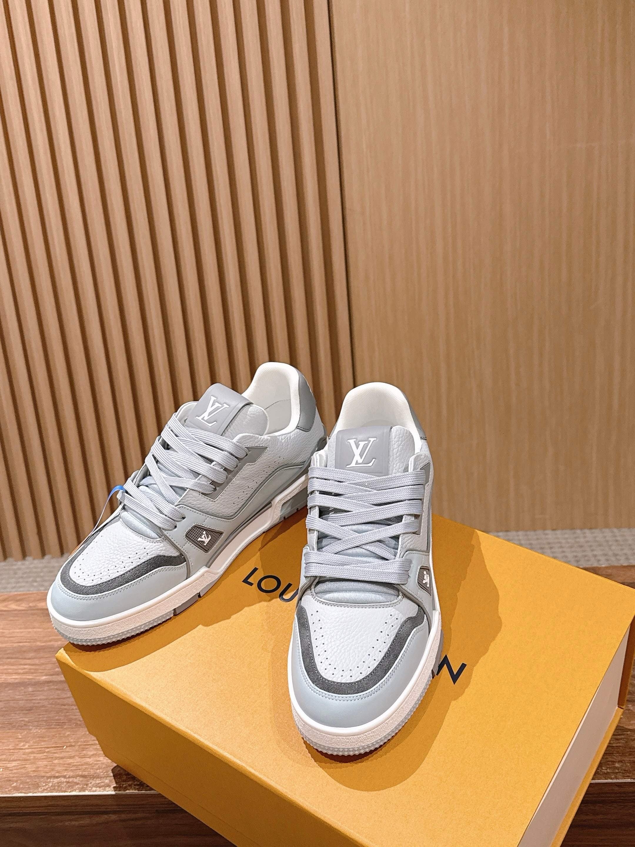 White and Grey Shoes