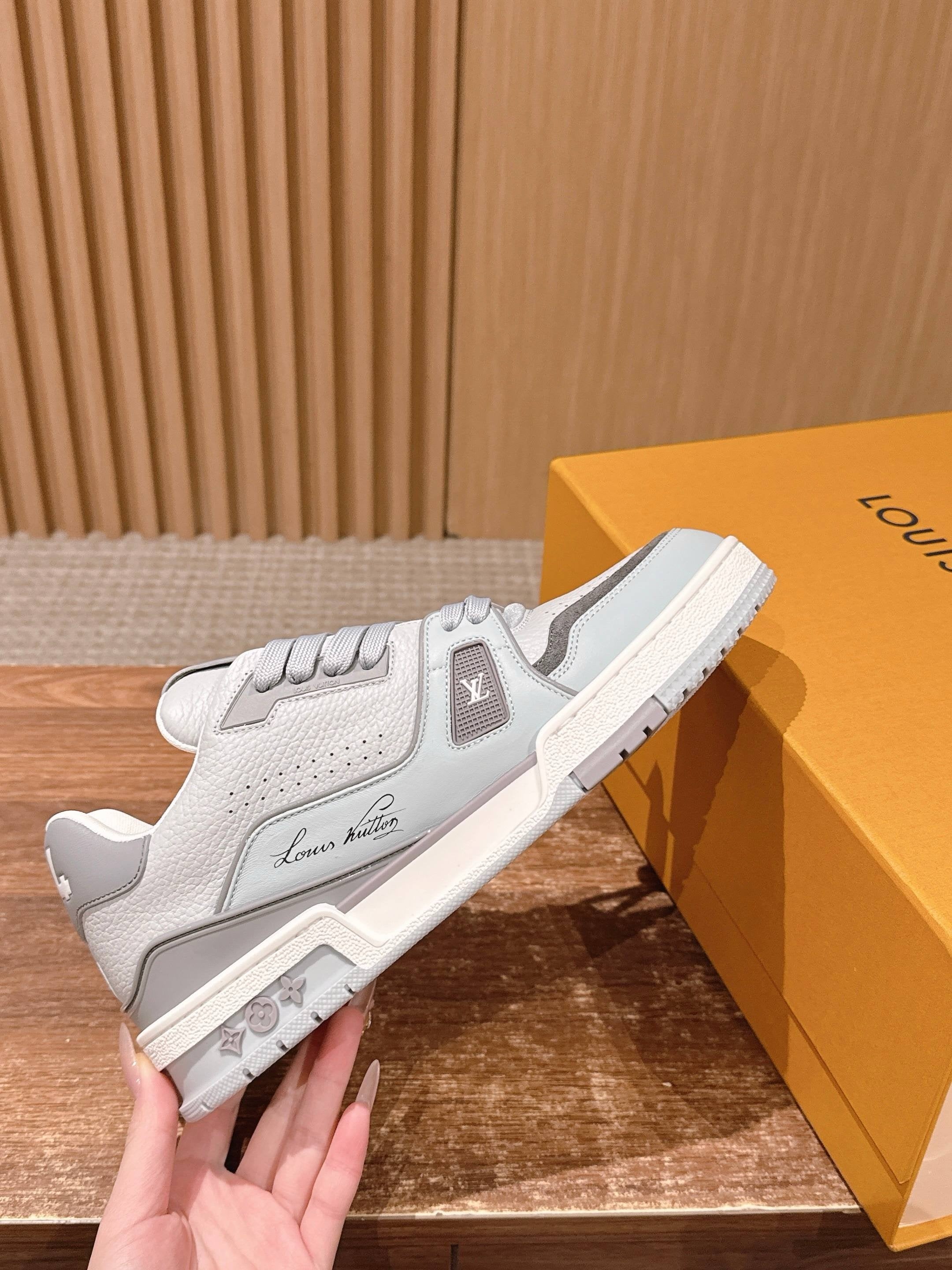 White and Grey Shoes