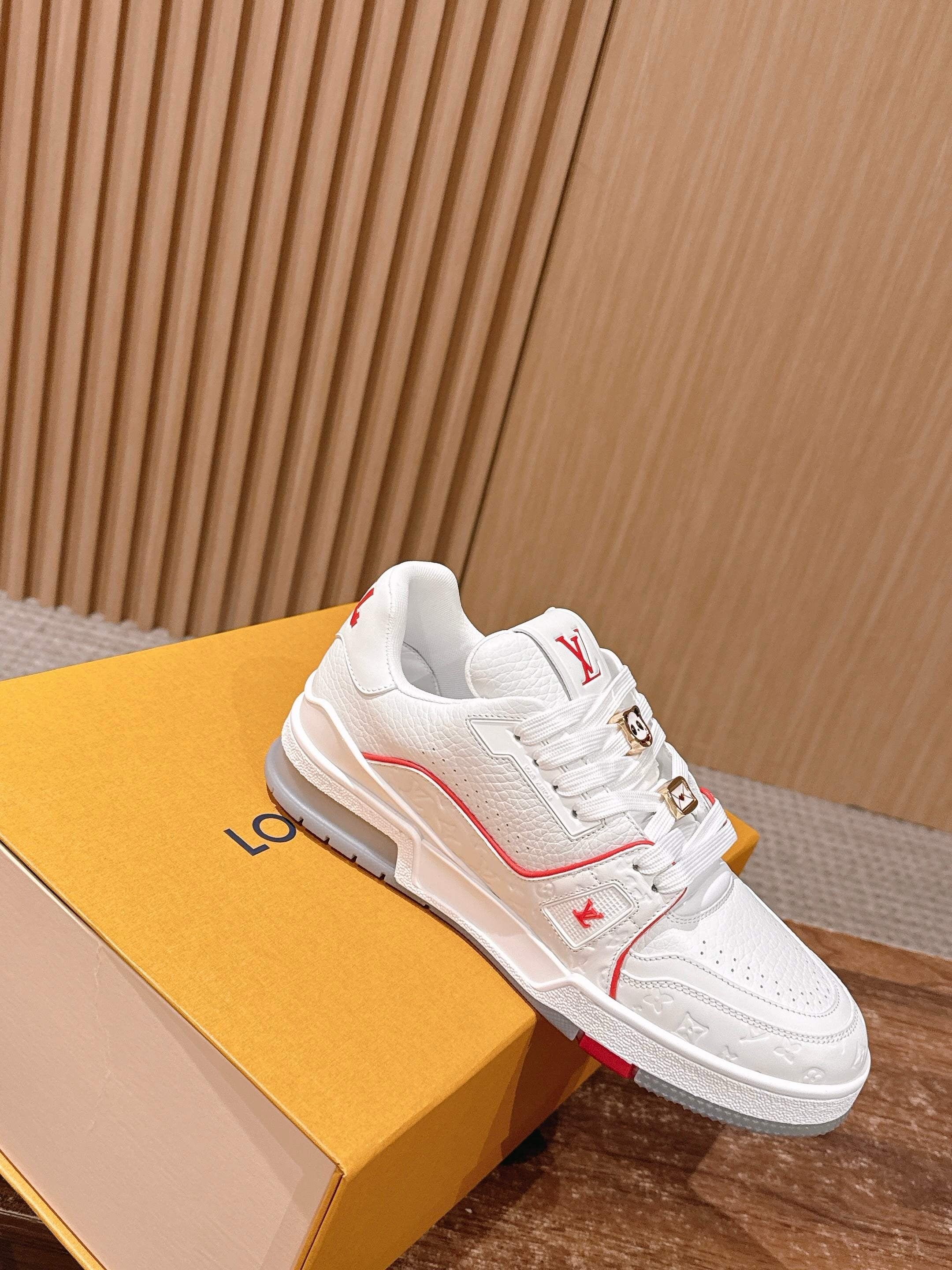 White and Grey Shoes