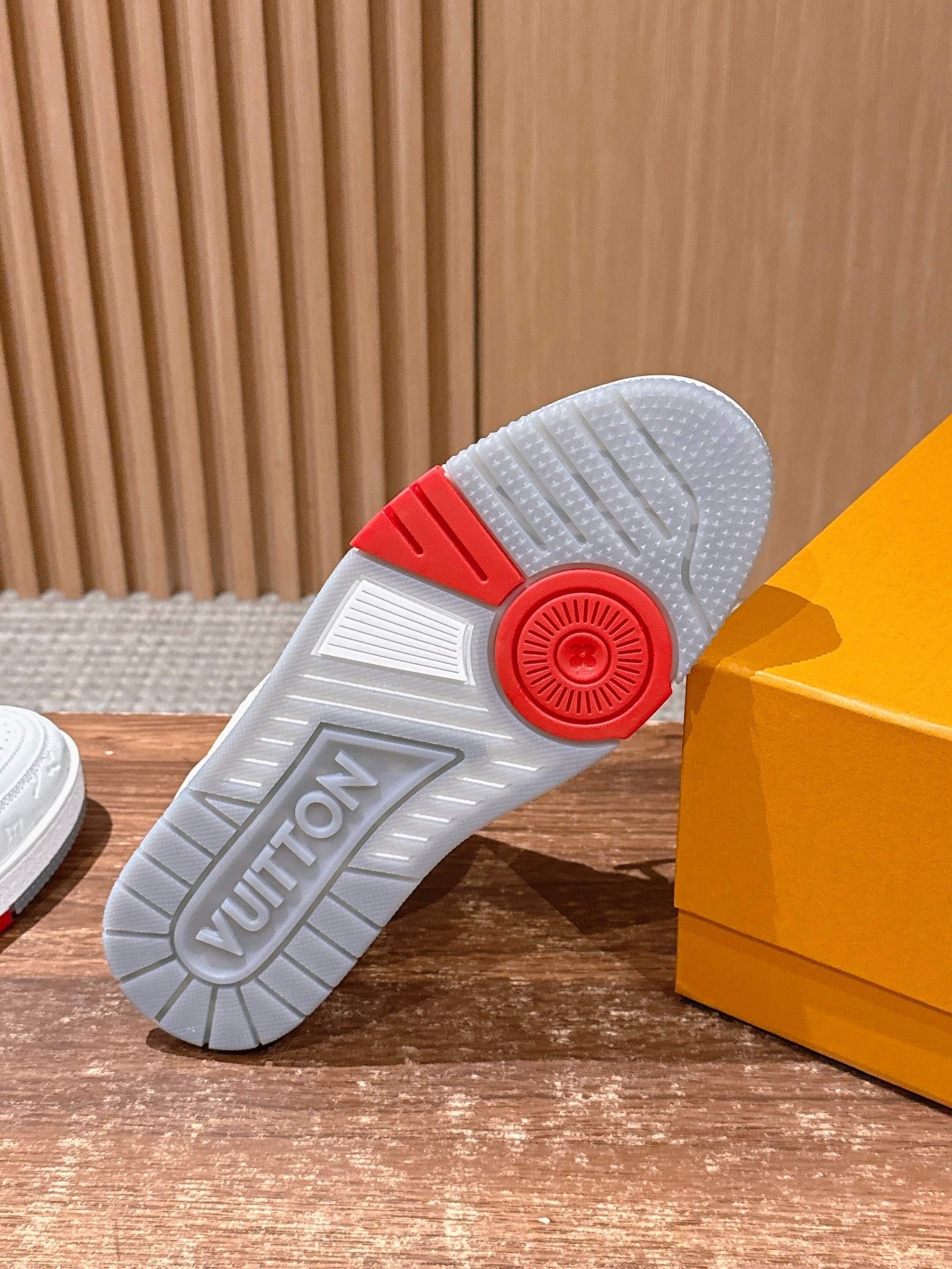 White grey and White red Shoes