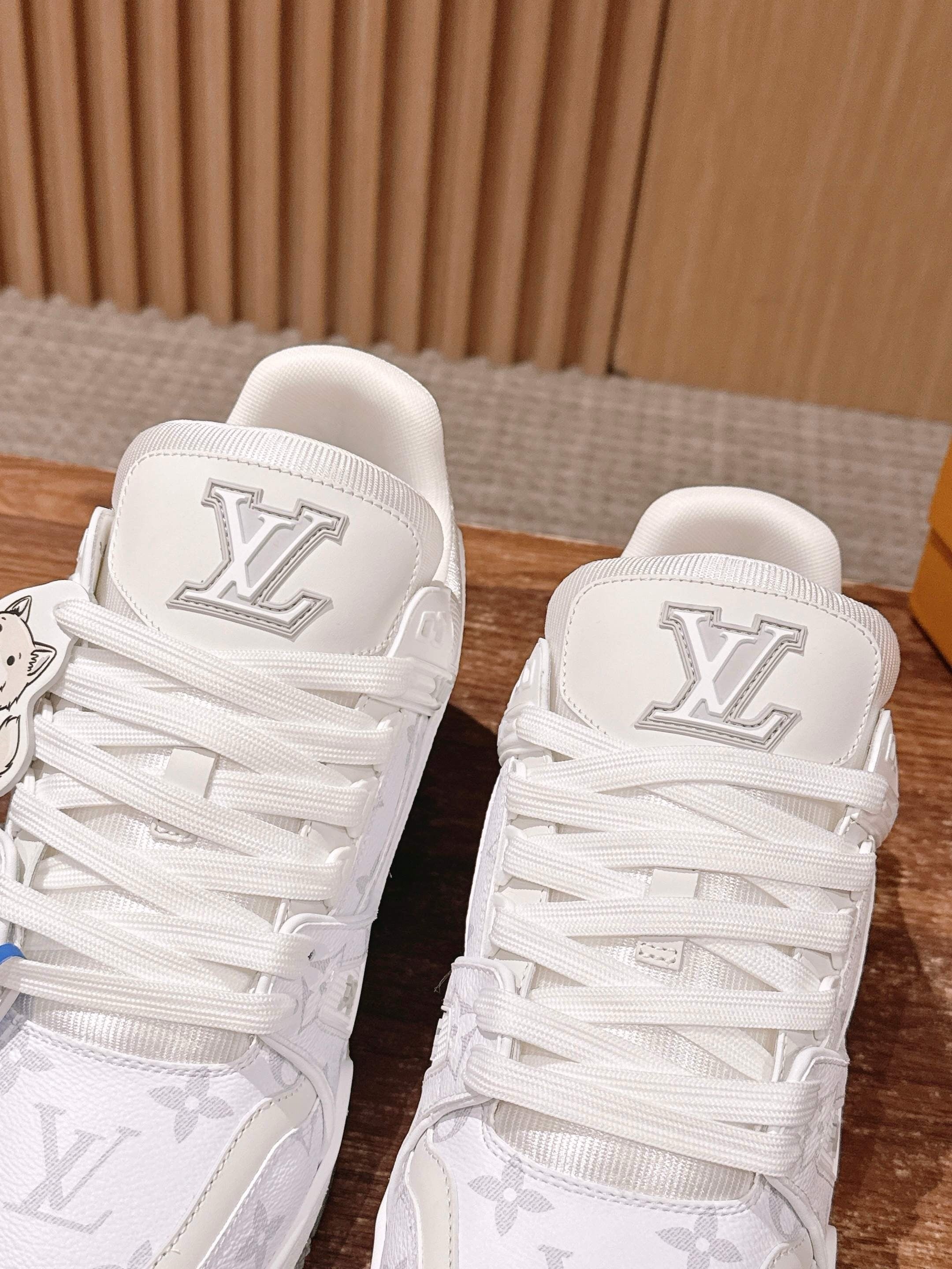 White grey and White brown Shoes