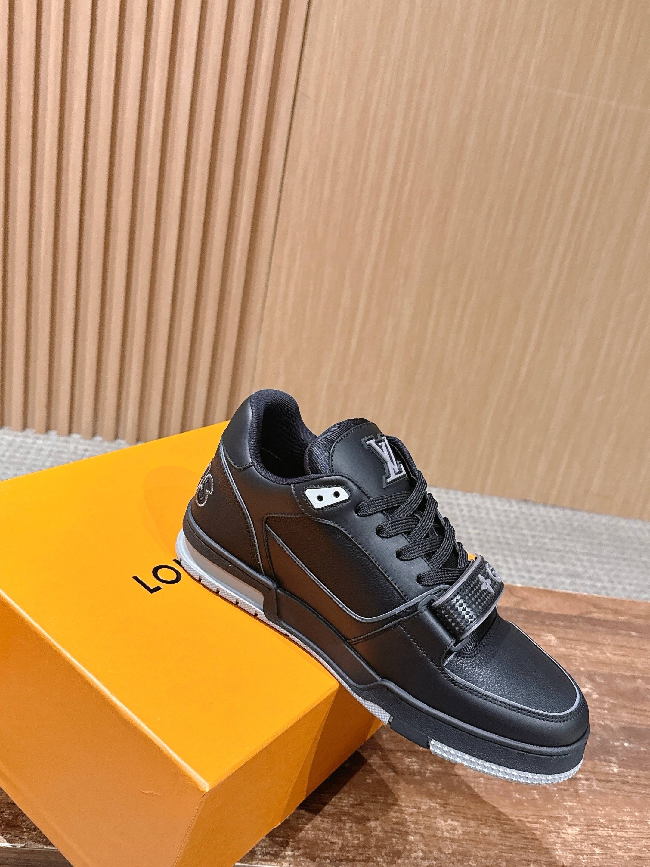 Grey and Black Shoes