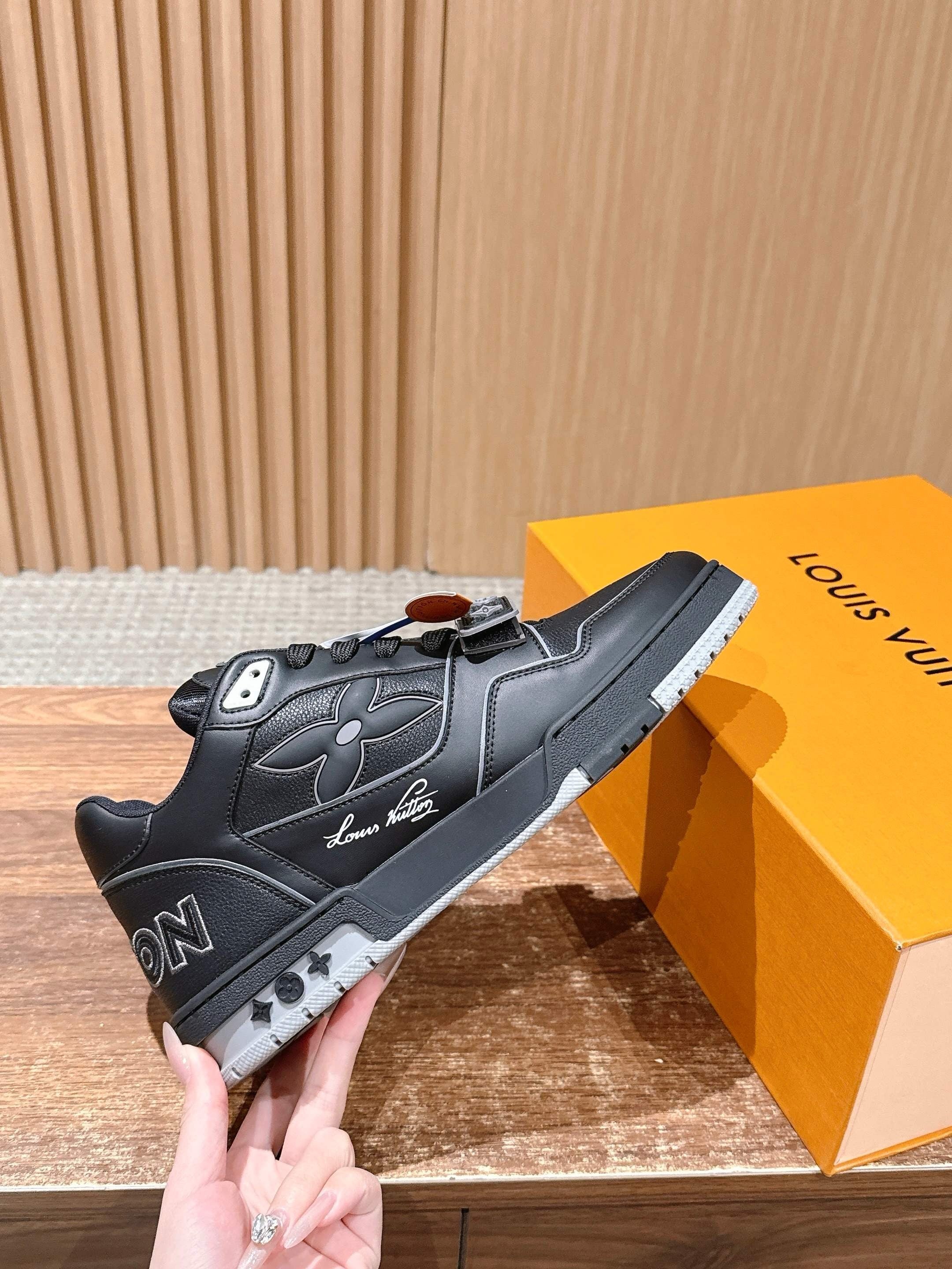 Black and Grey Shoes