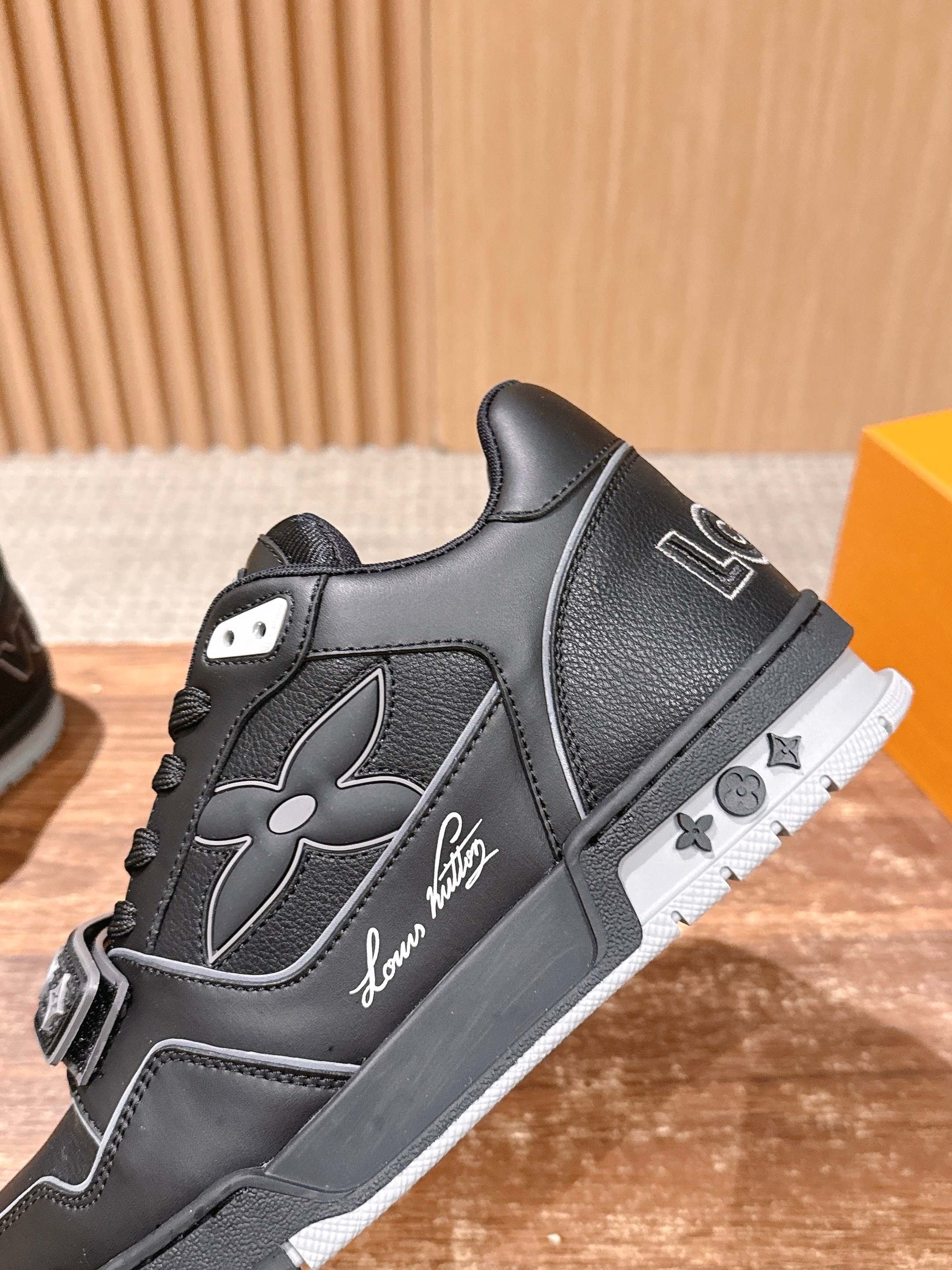 Black and Grey Shoes