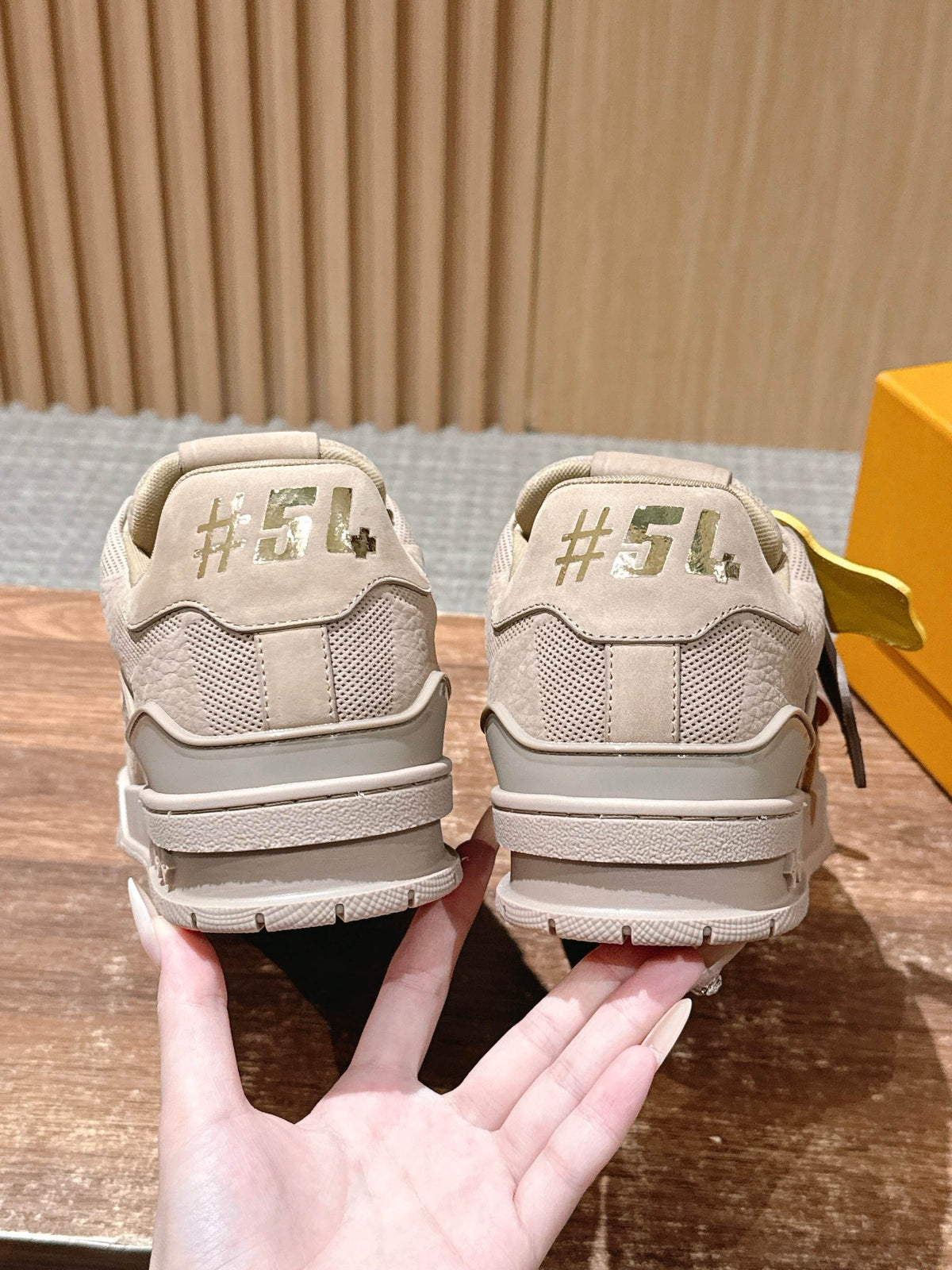 Grey and Brown grey Shoes