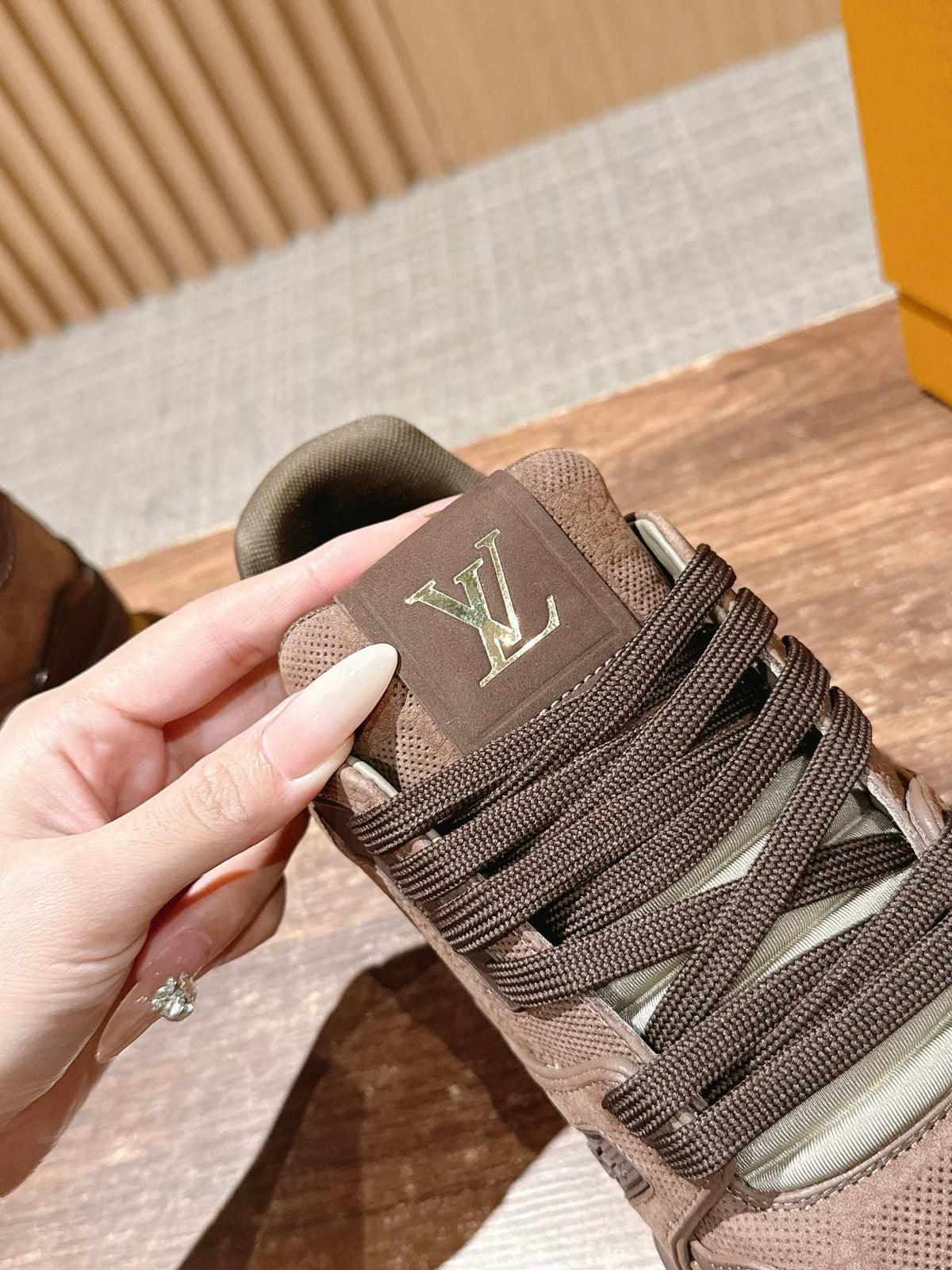 Grey and Brown grey Shoes