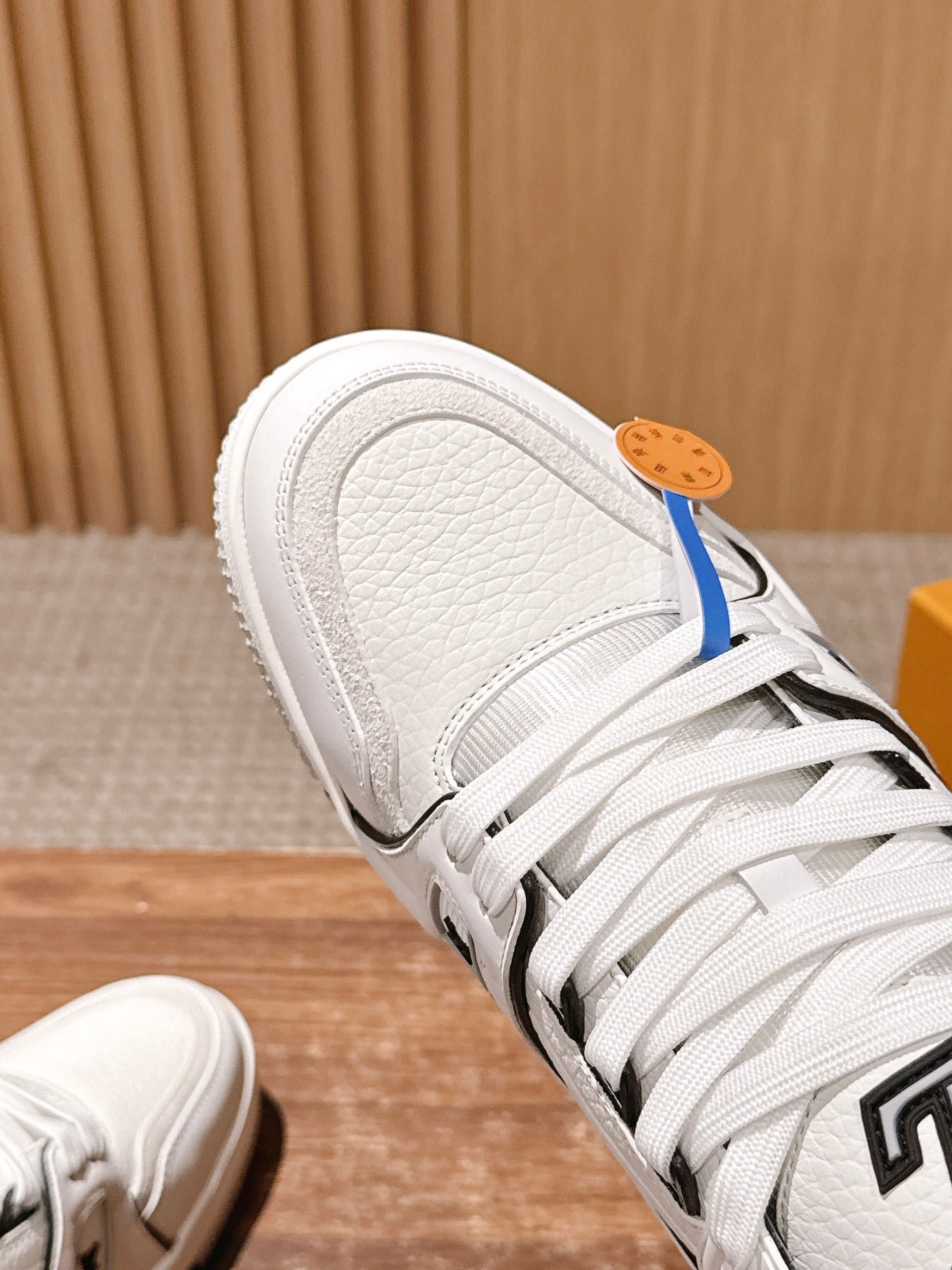 White red, White black, White green and White blue shoes