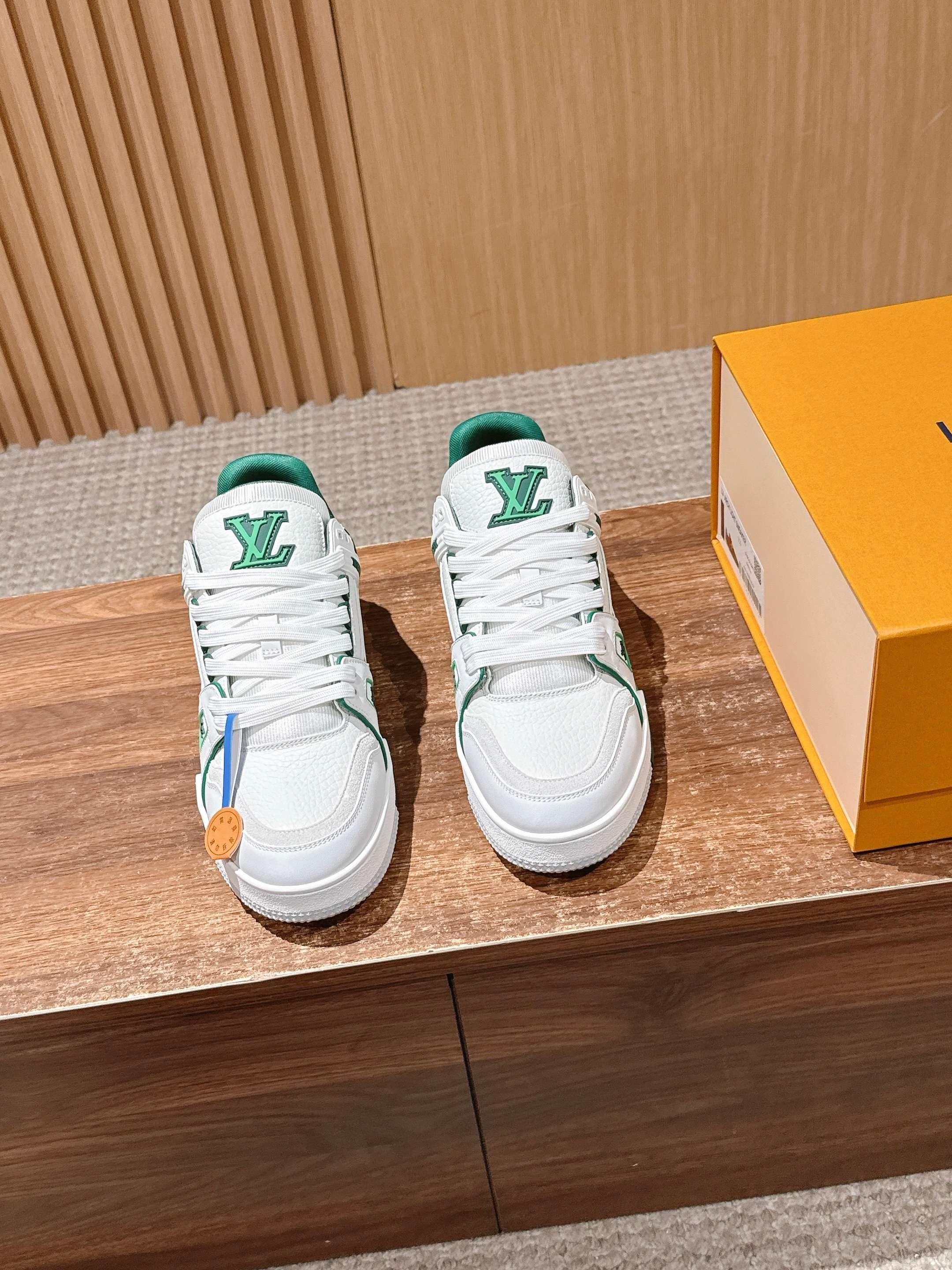 White red, White black, White green and White blue shoes