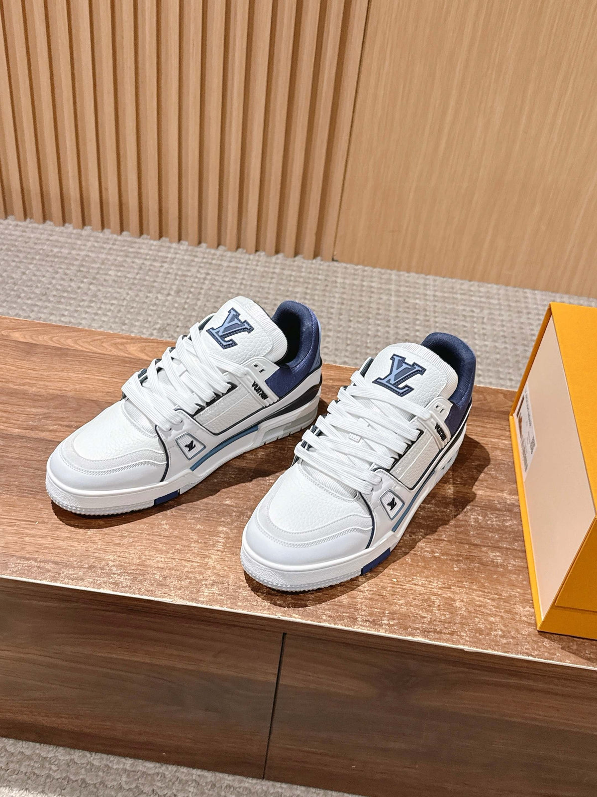 White red, White black, White green and White blue shoes