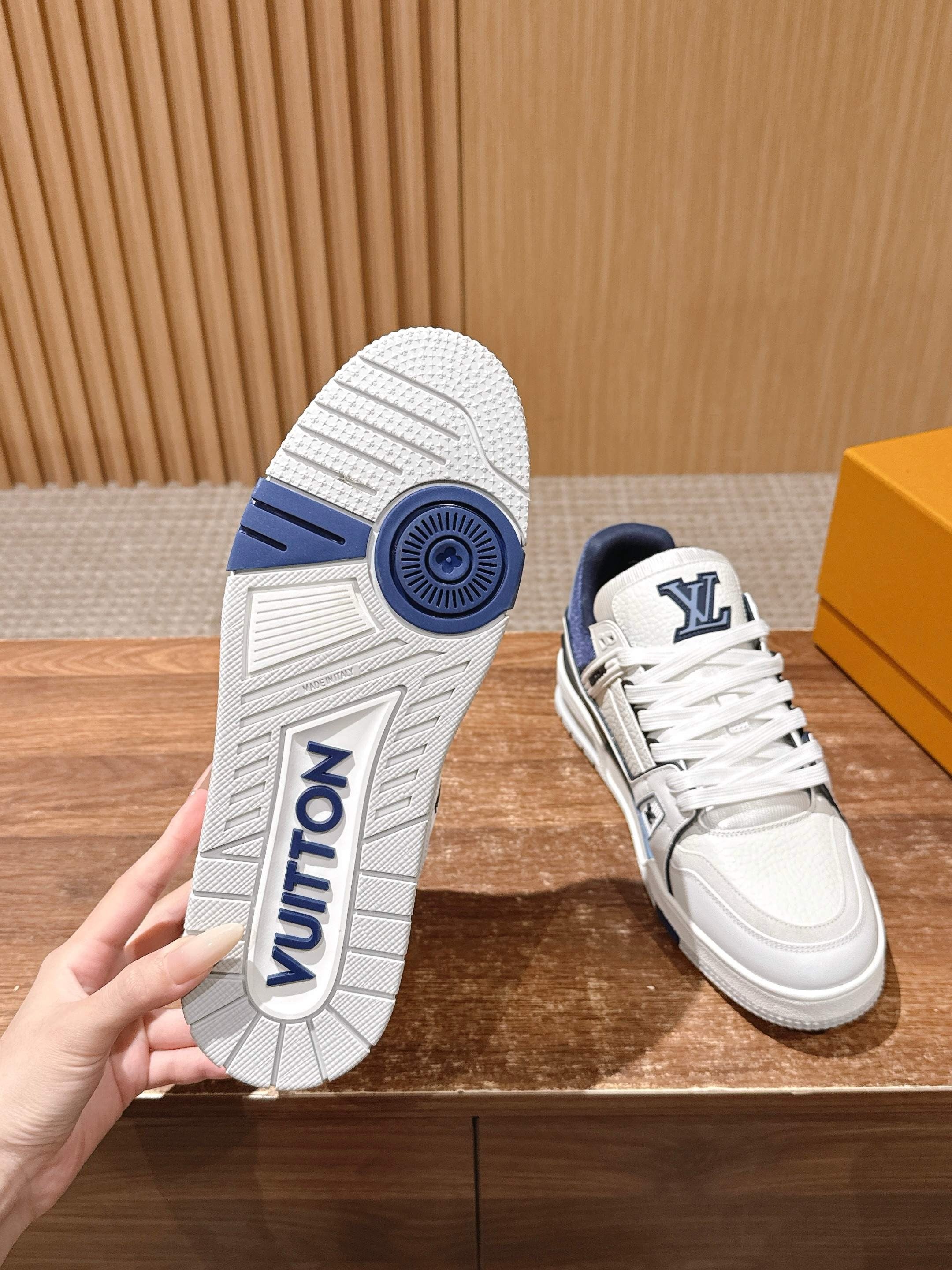 White red, White black, White green and White blue shoes