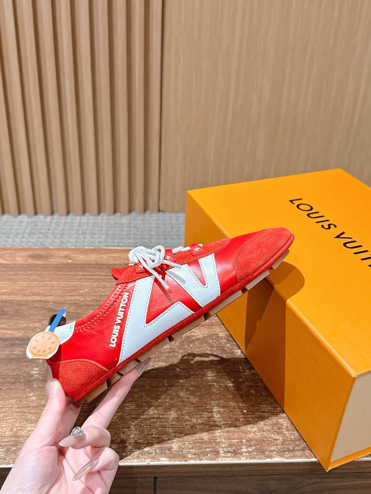 Red white and White red Shoes