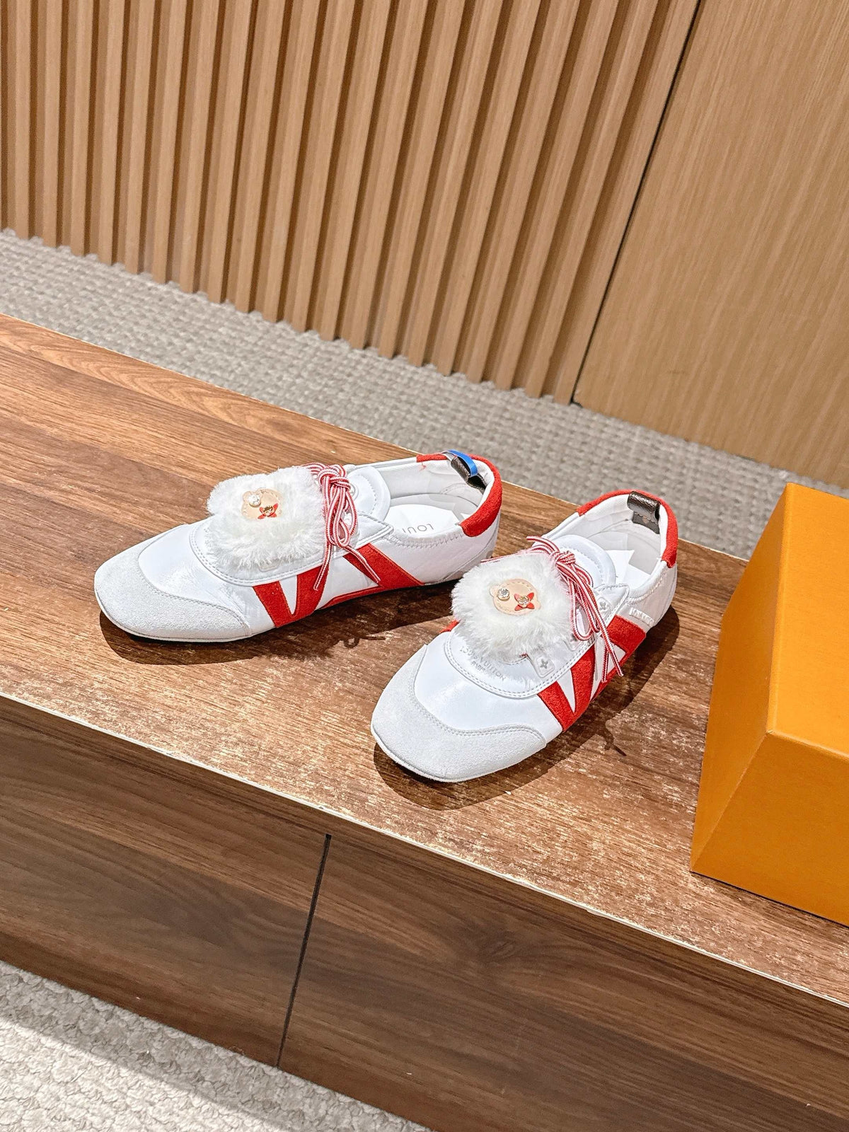 Red white and White red Shoes