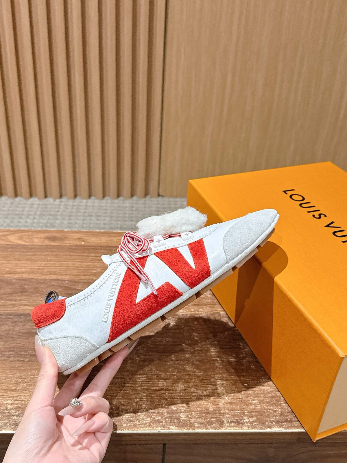 Red white and White red Shoes