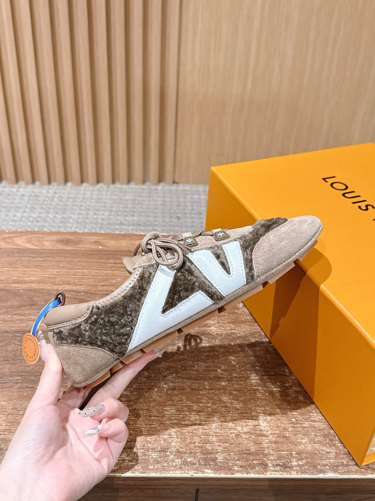 Brown grey, Grey and Black Shoes