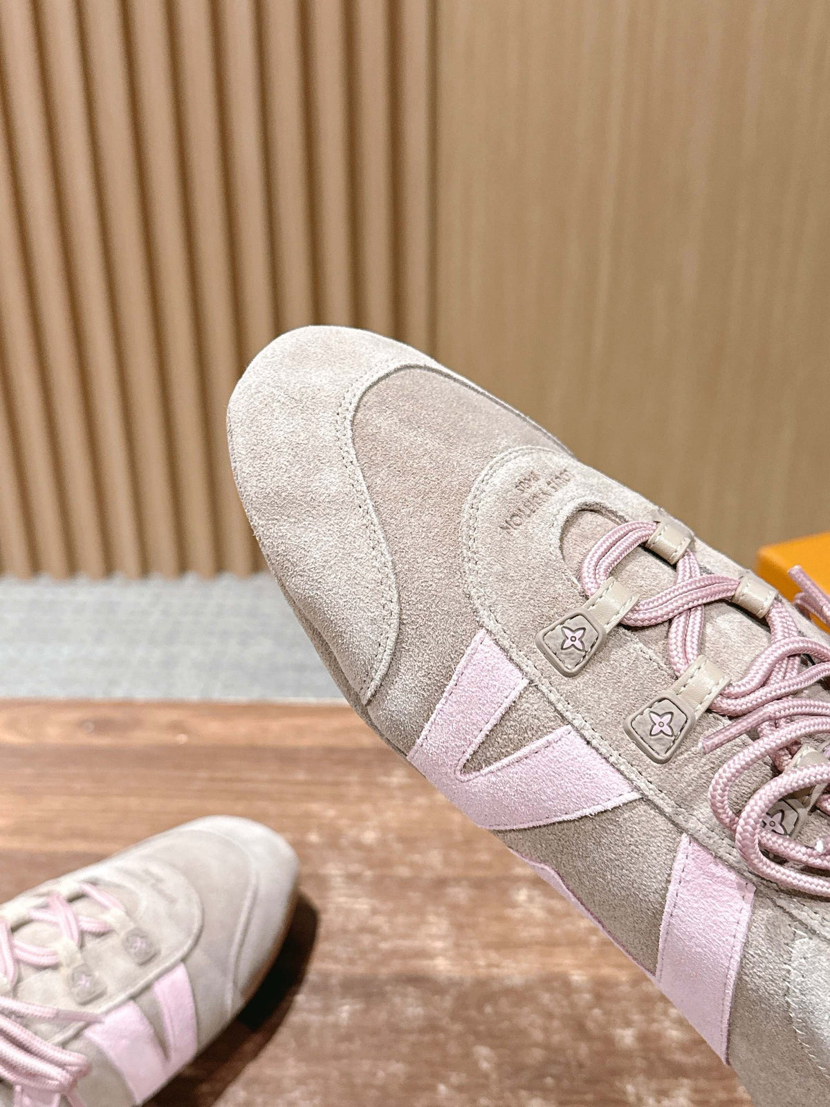 Grey, Pink grey and Blue grey Shoes - FashionHype.xyz